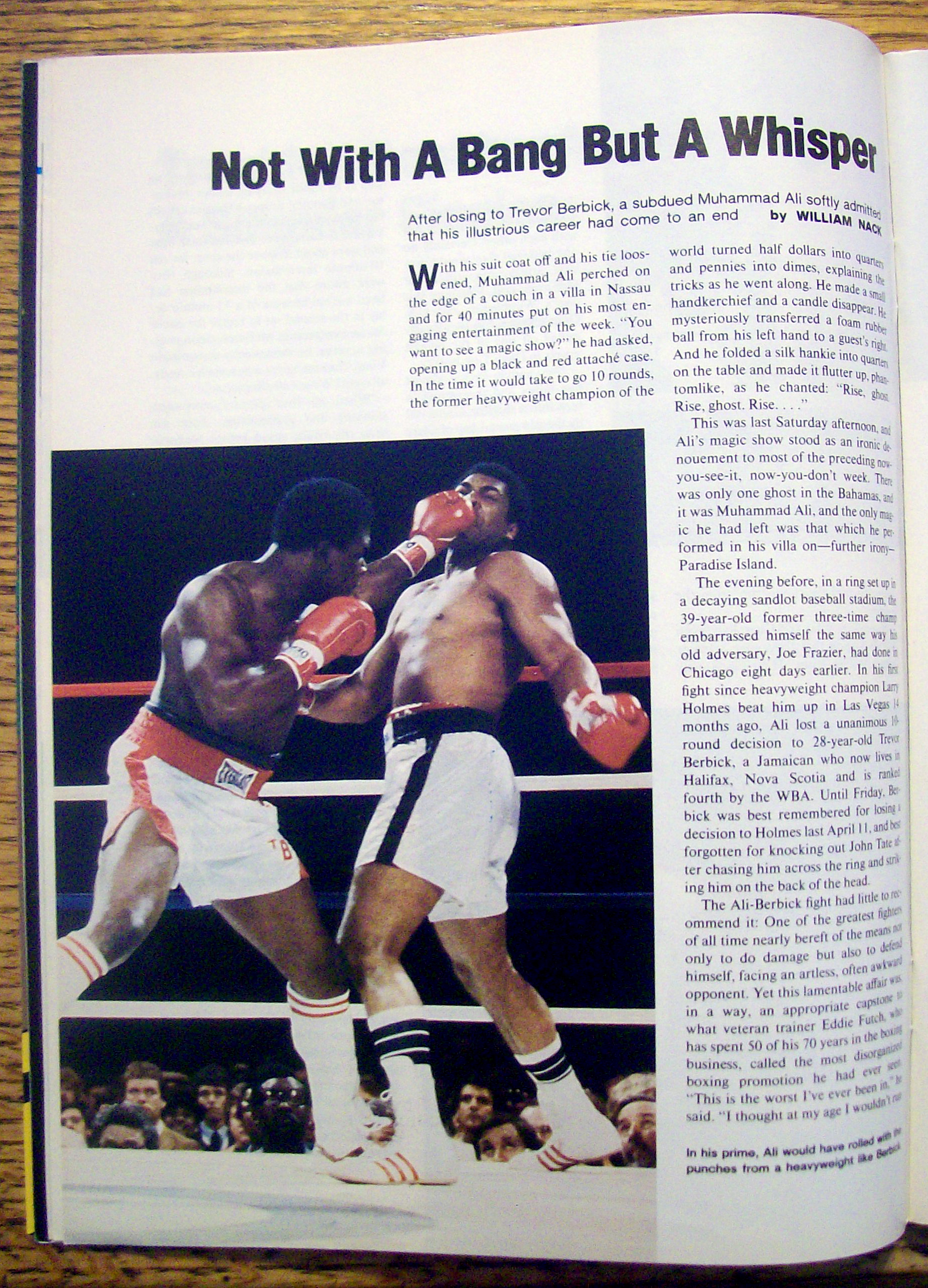 Sports Illustrated Magazine-Dec 21, 1981-Earl Cooper