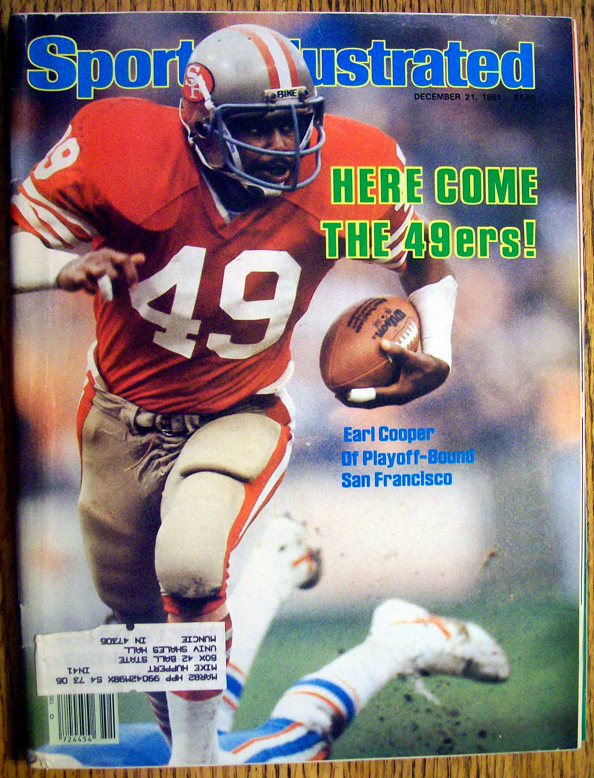 Sports Illustrated Magazine-Dec 21, 1981-Earl Cooper