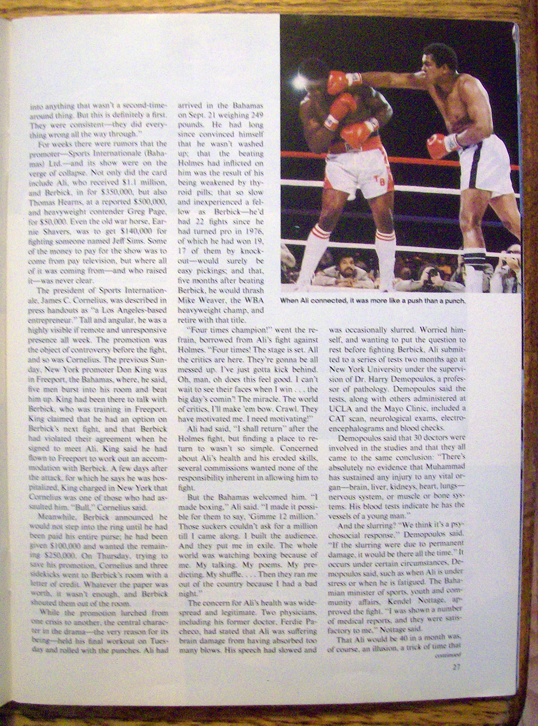 Sports Illustrated Magazine-Dec 21, 1981-Earl Cooper