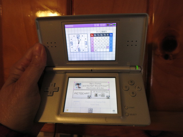 Nintendo DS Lite model no USG-001 gray Console Case Charger 7 gam