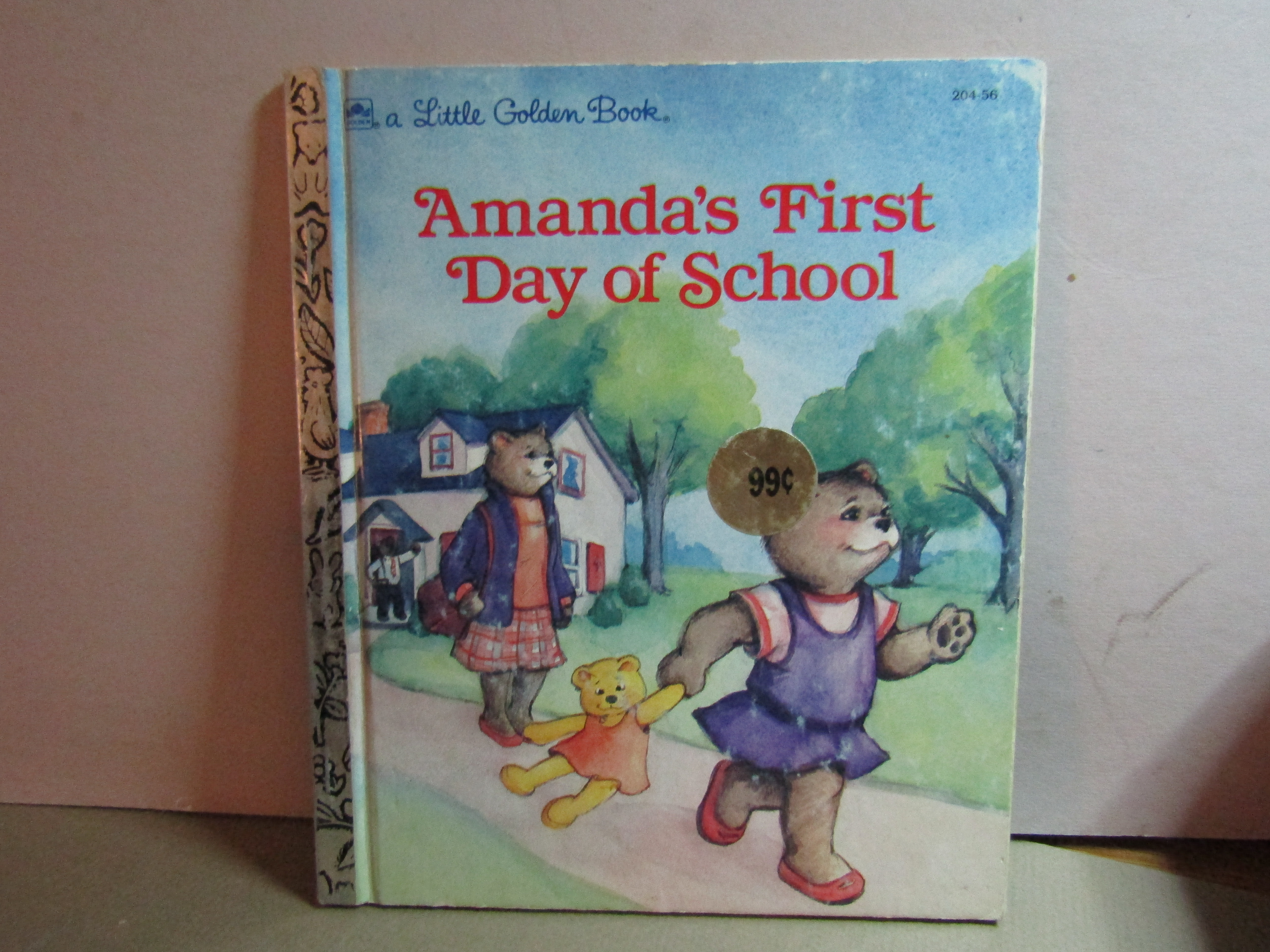 Little Golden Book Amanda's First Day Of School