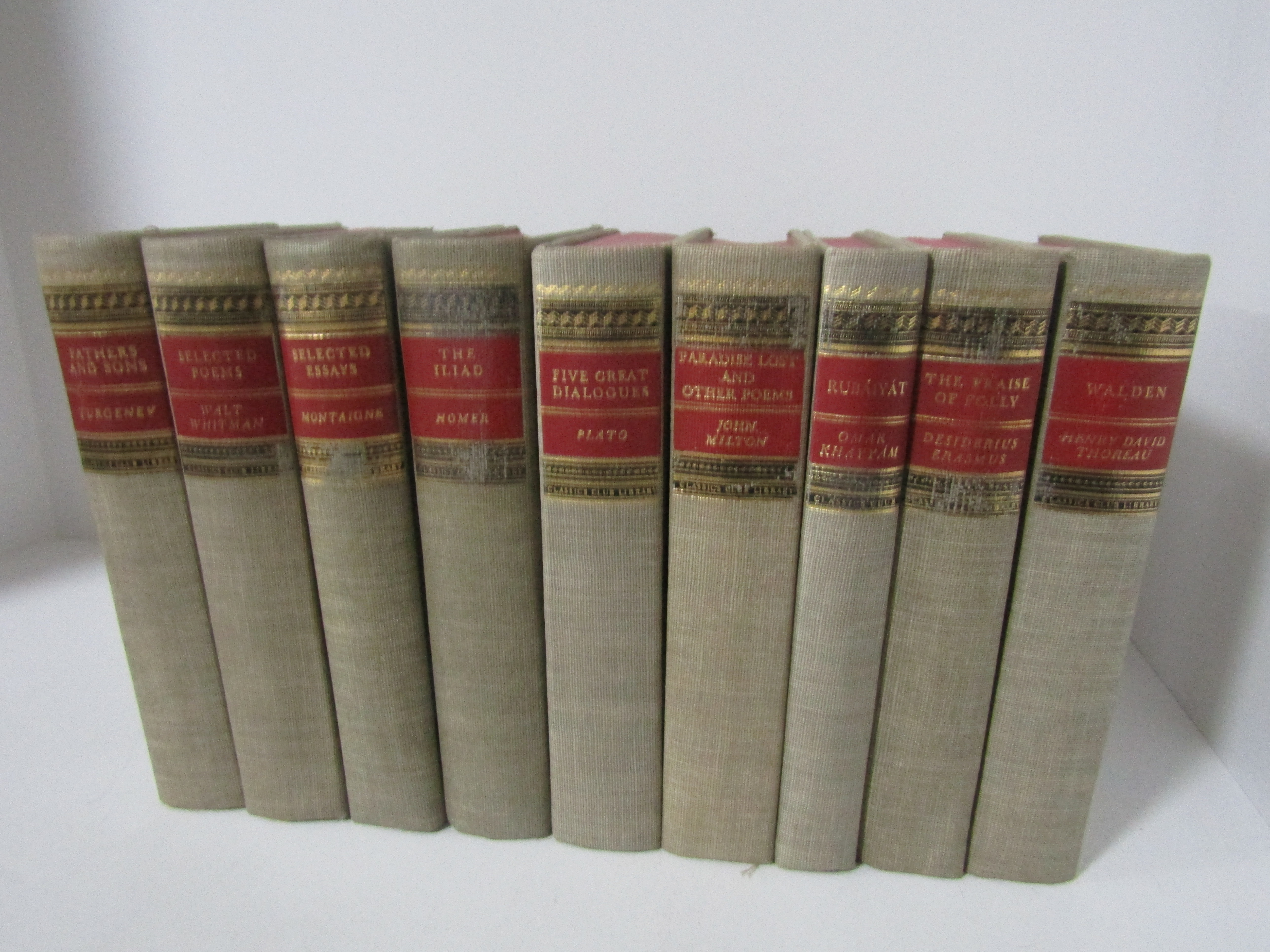 Vintage The Classics Club Book Set Nine Volumes