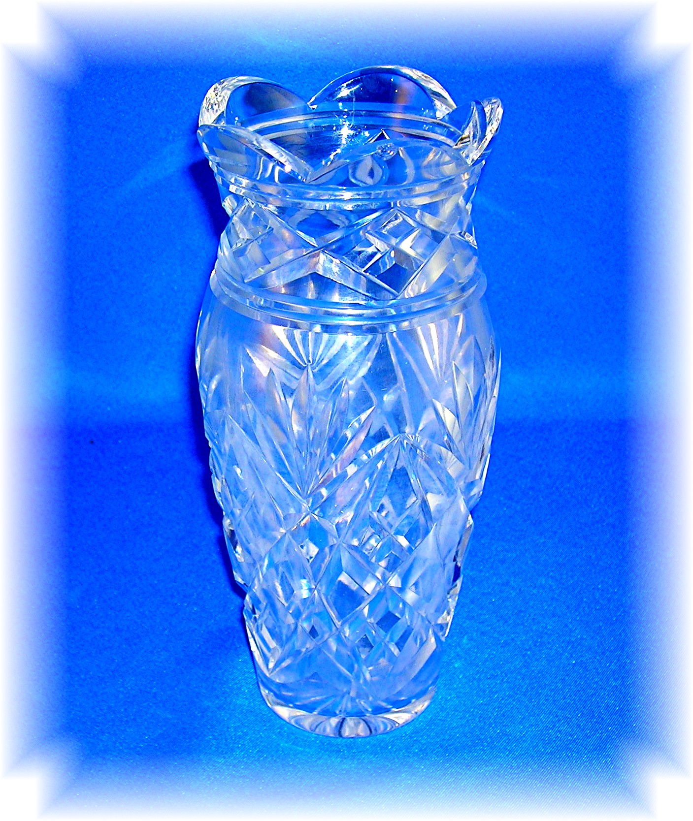 Cut Glass Vase.....