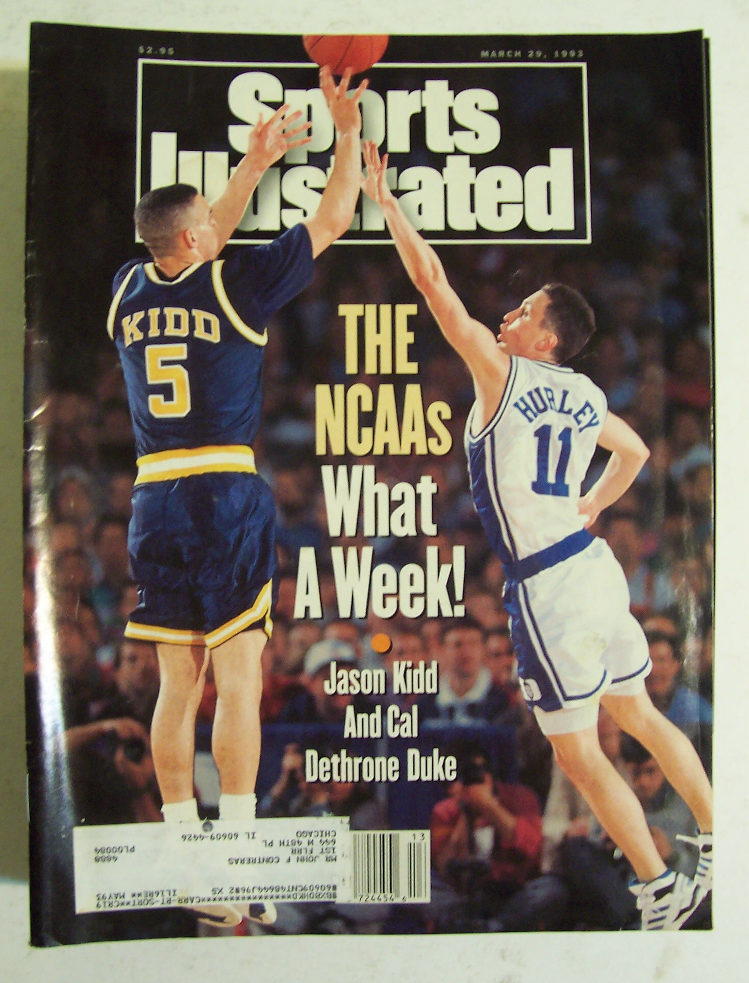 Sports Illustrated Magazine -March 29, 1993- Jason Kidd