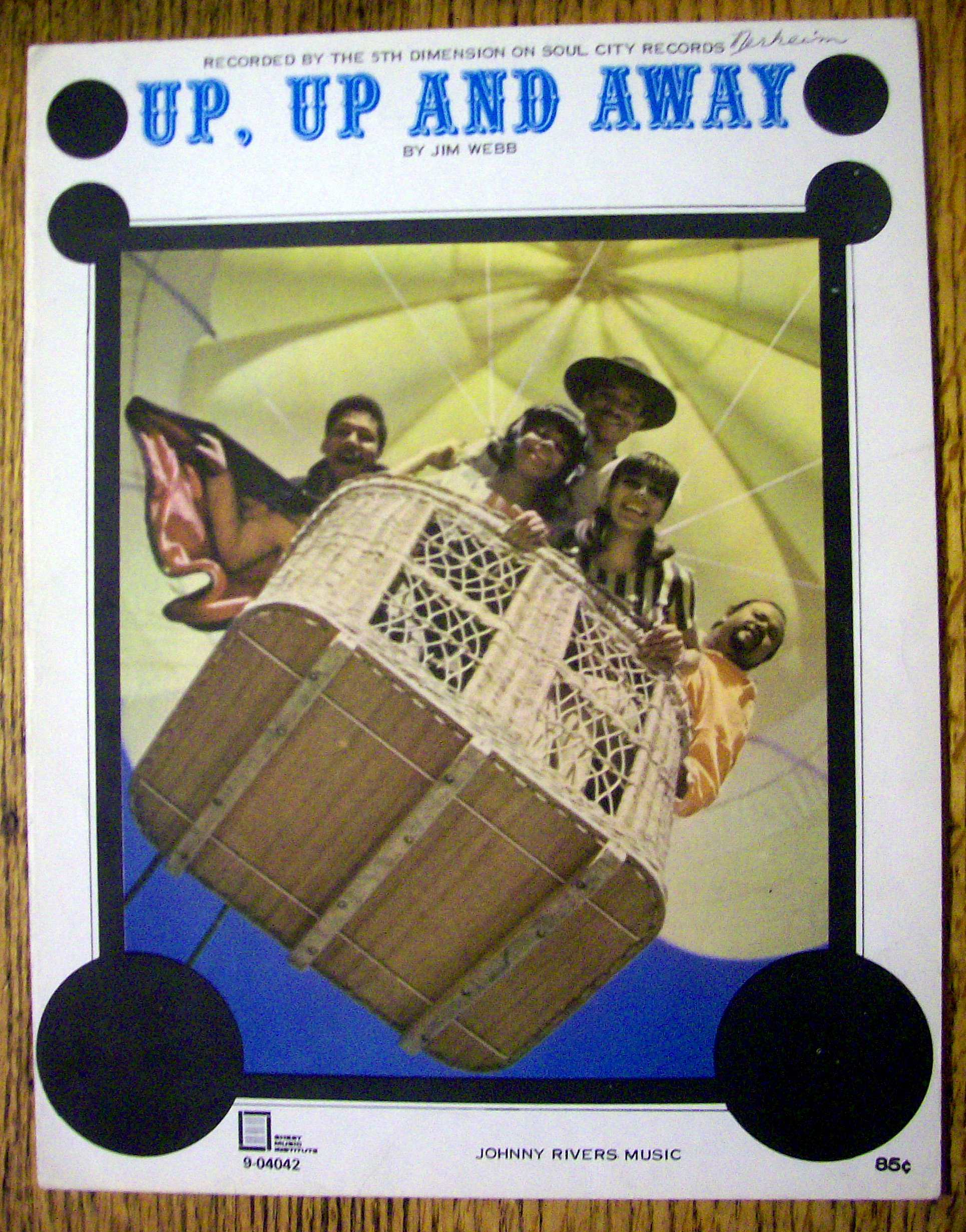1967 Up, Up & Away By Jim Webb (5th Dimension Cover)
