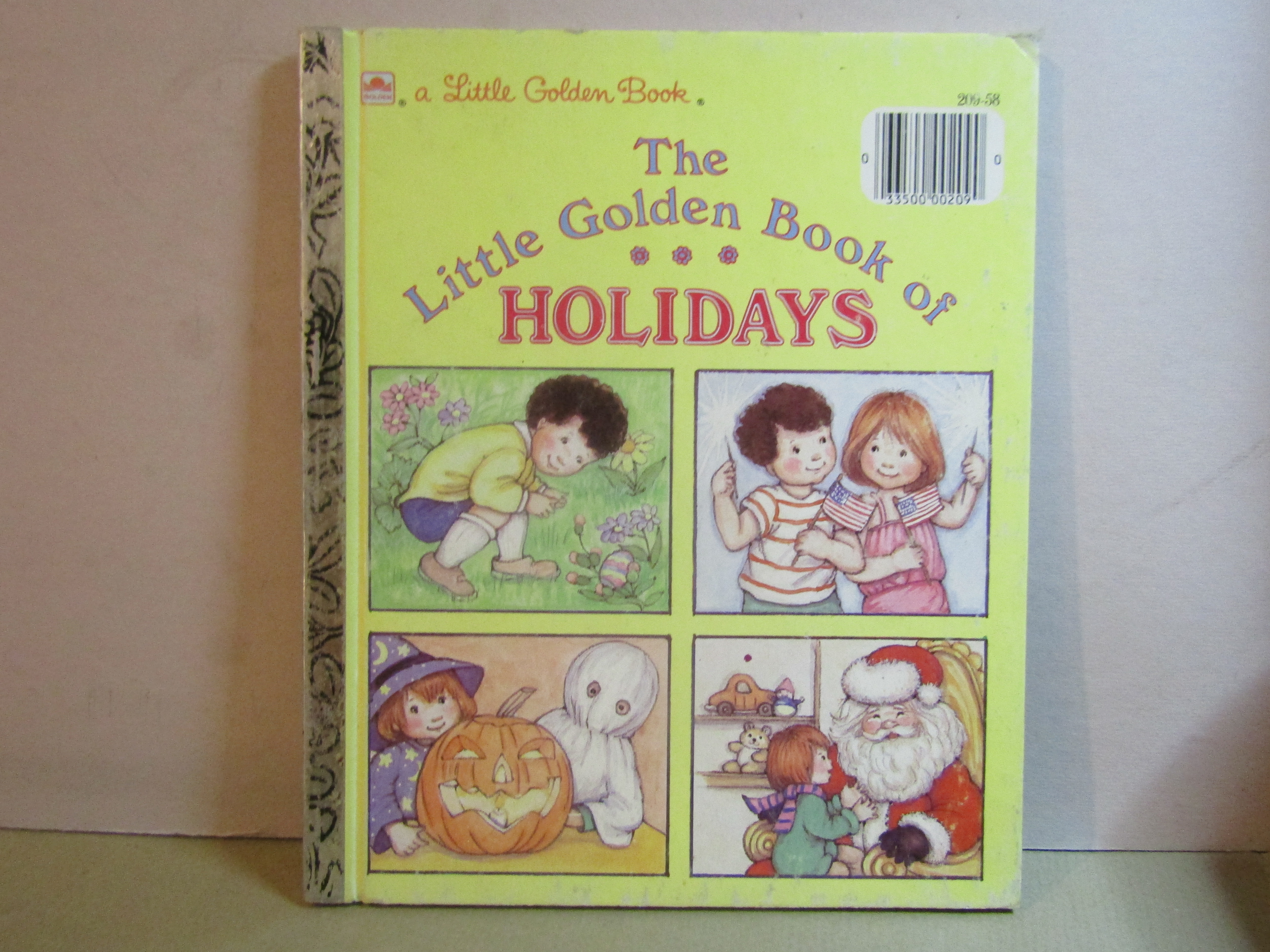Vintage The Little Golden Book Of Holidays