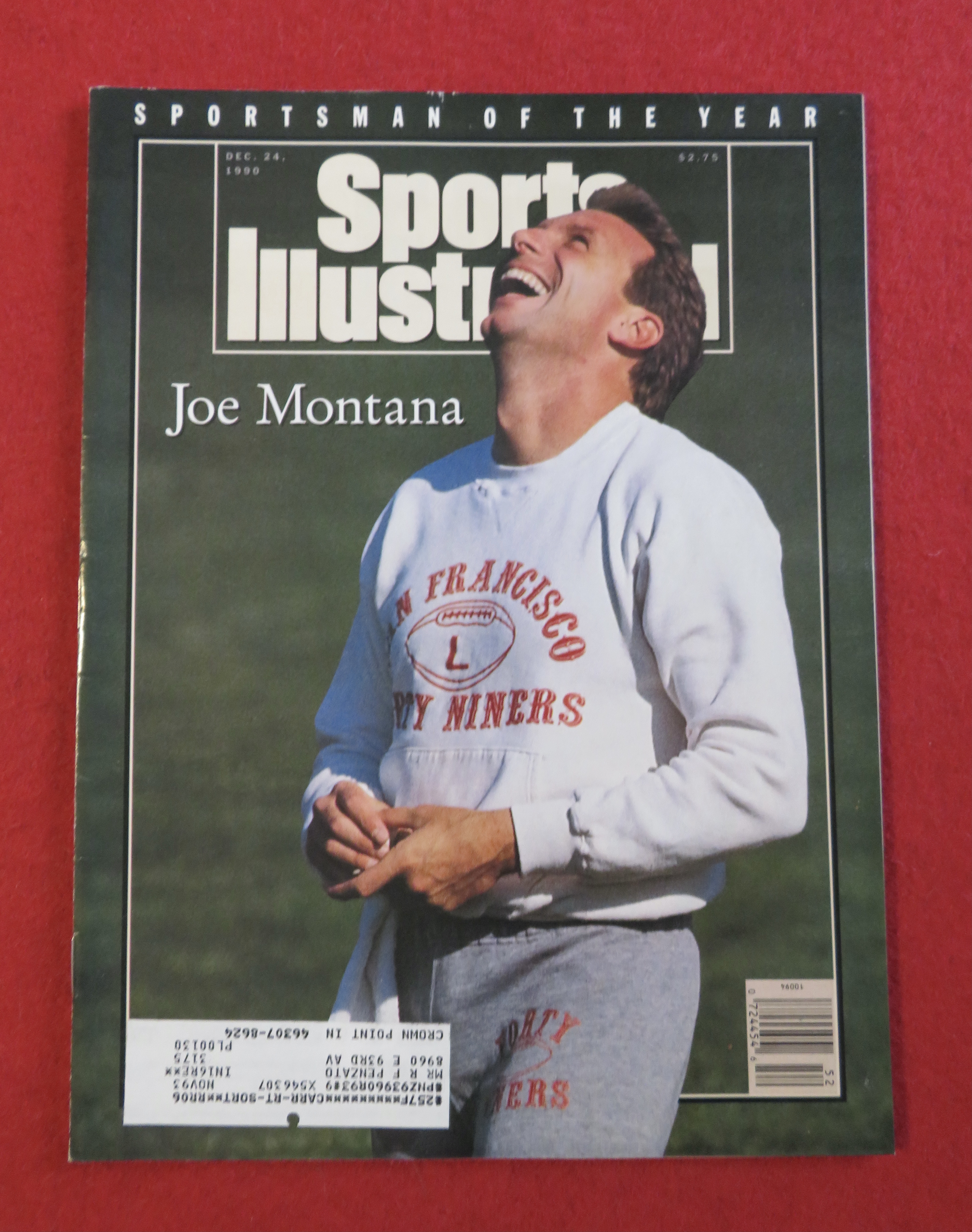 Sports Illustrated-December 24, 1990-Joe Montana