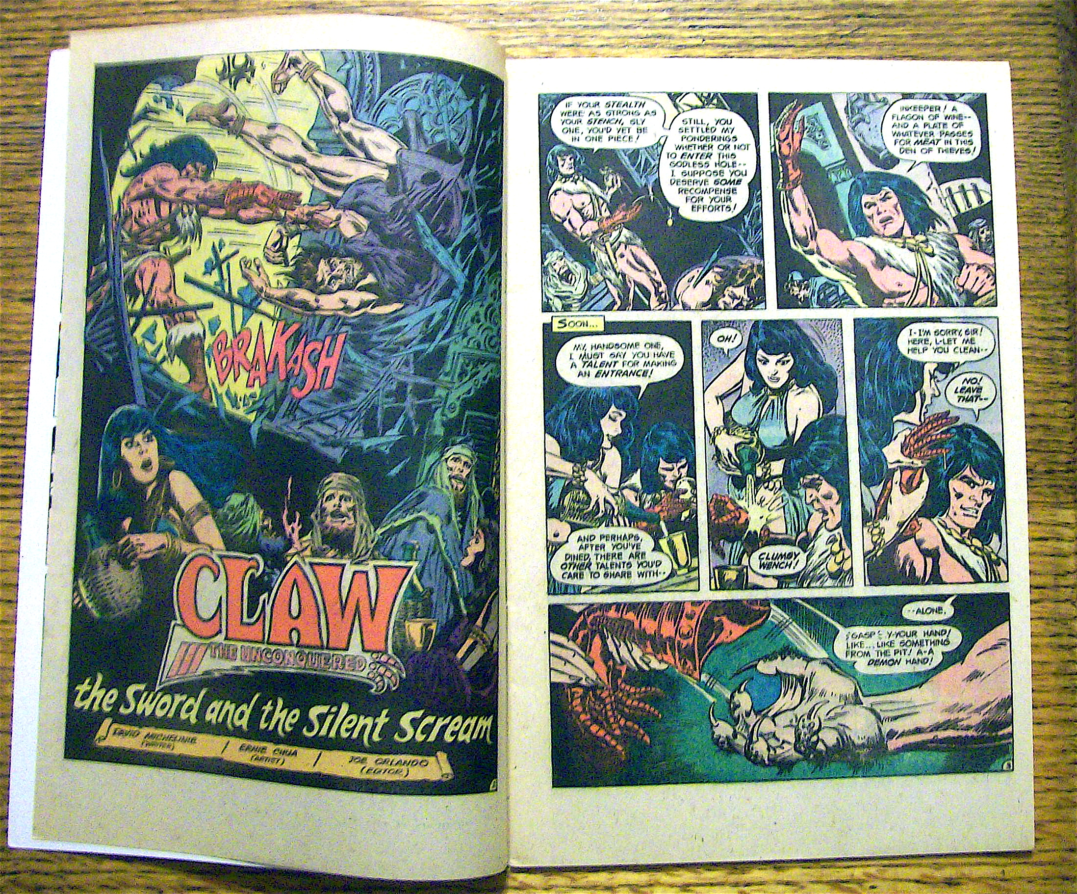 Claw The Unconquered Comic #1 June 1975 Sword & Scream