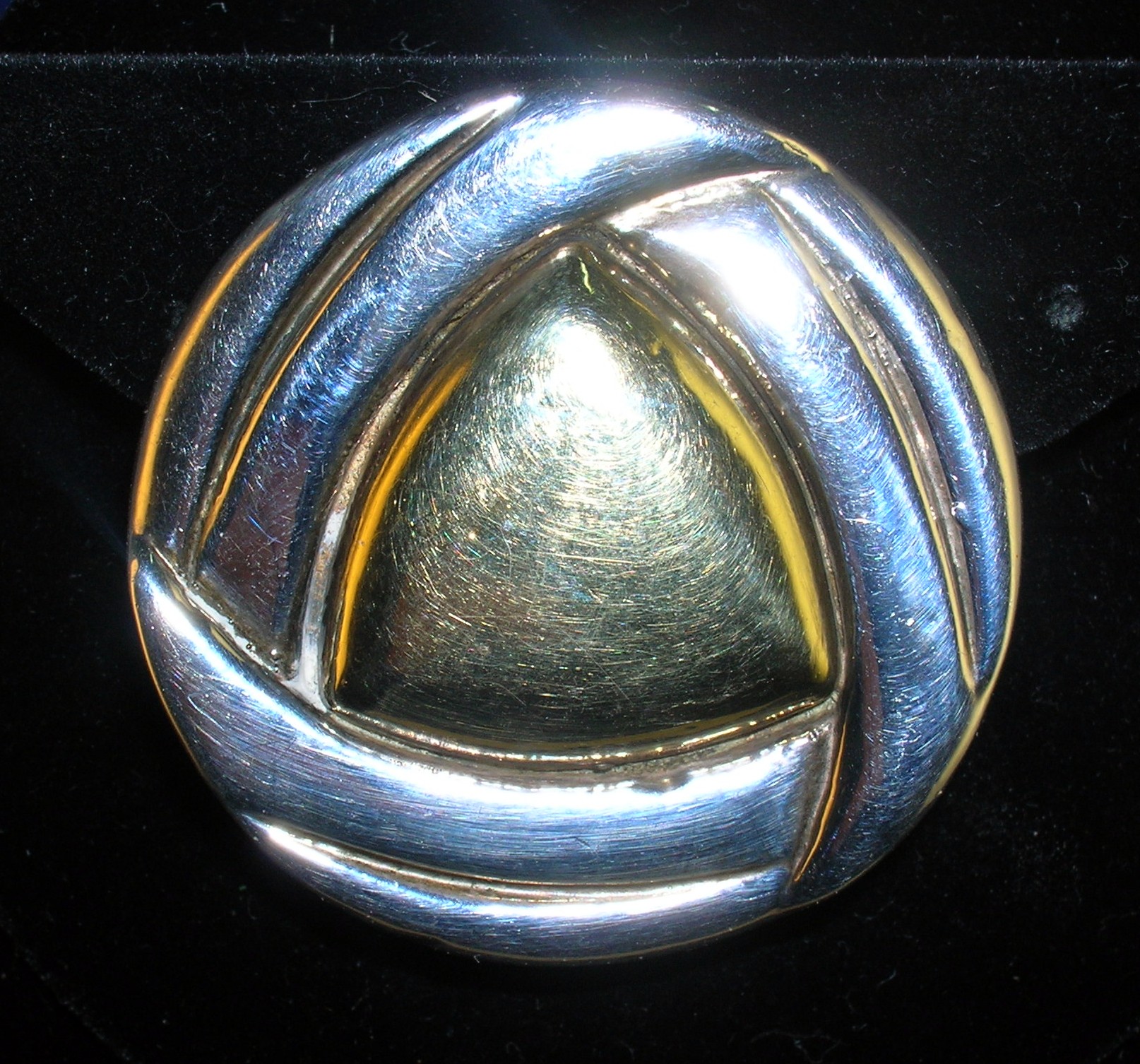 Sterling Silver and Brass Designer SIMON SEBBAG Earring