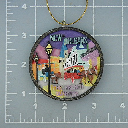 Christmas Ornament New Orleans French Quarter