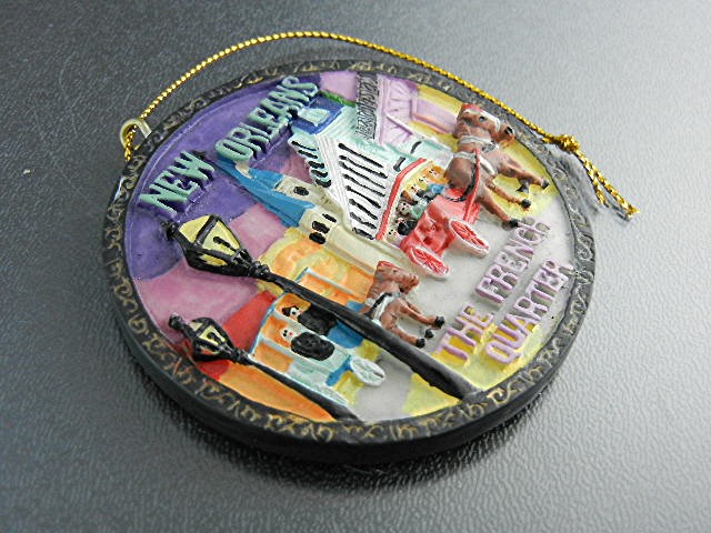 Christmas Ornament New Orleans French Quarter