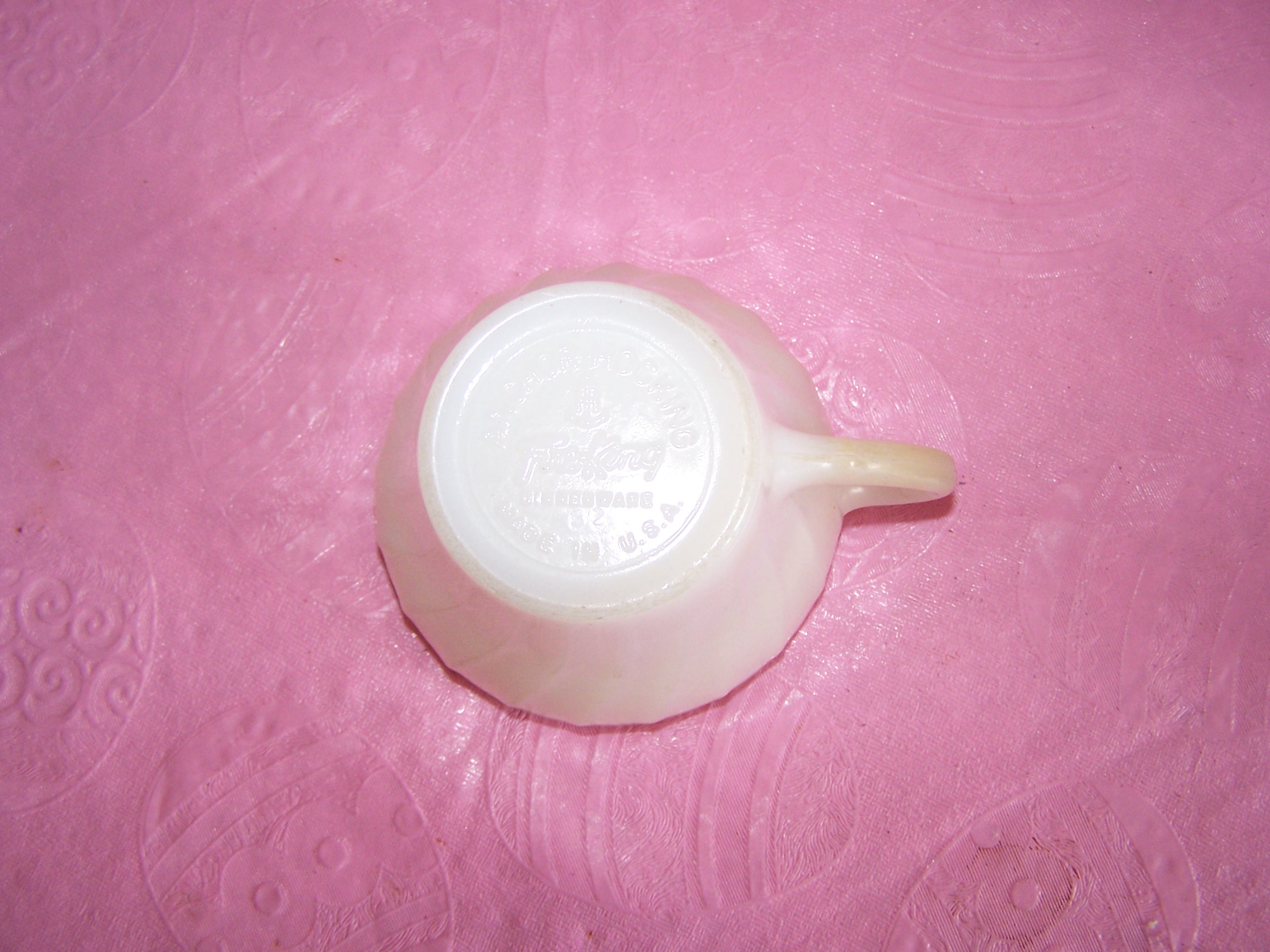 5 Anchor Hocking/Fire King Milk Glass Cups