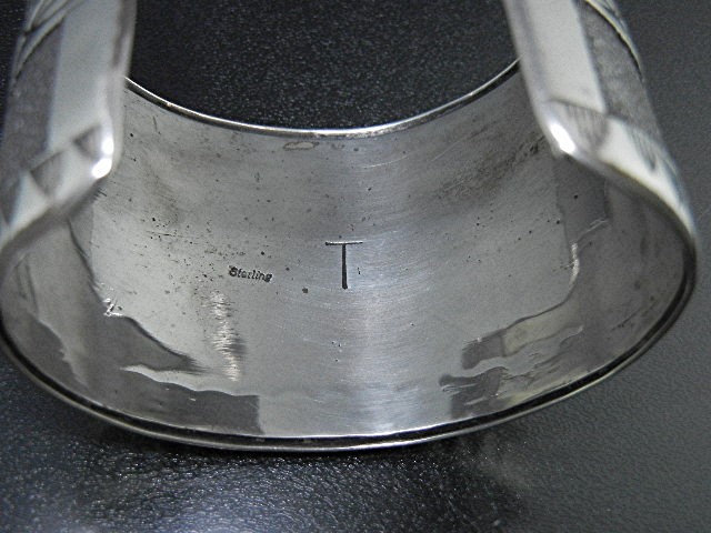 Navajo Tommy Singer Snr Horses Sterling Silver Cuff