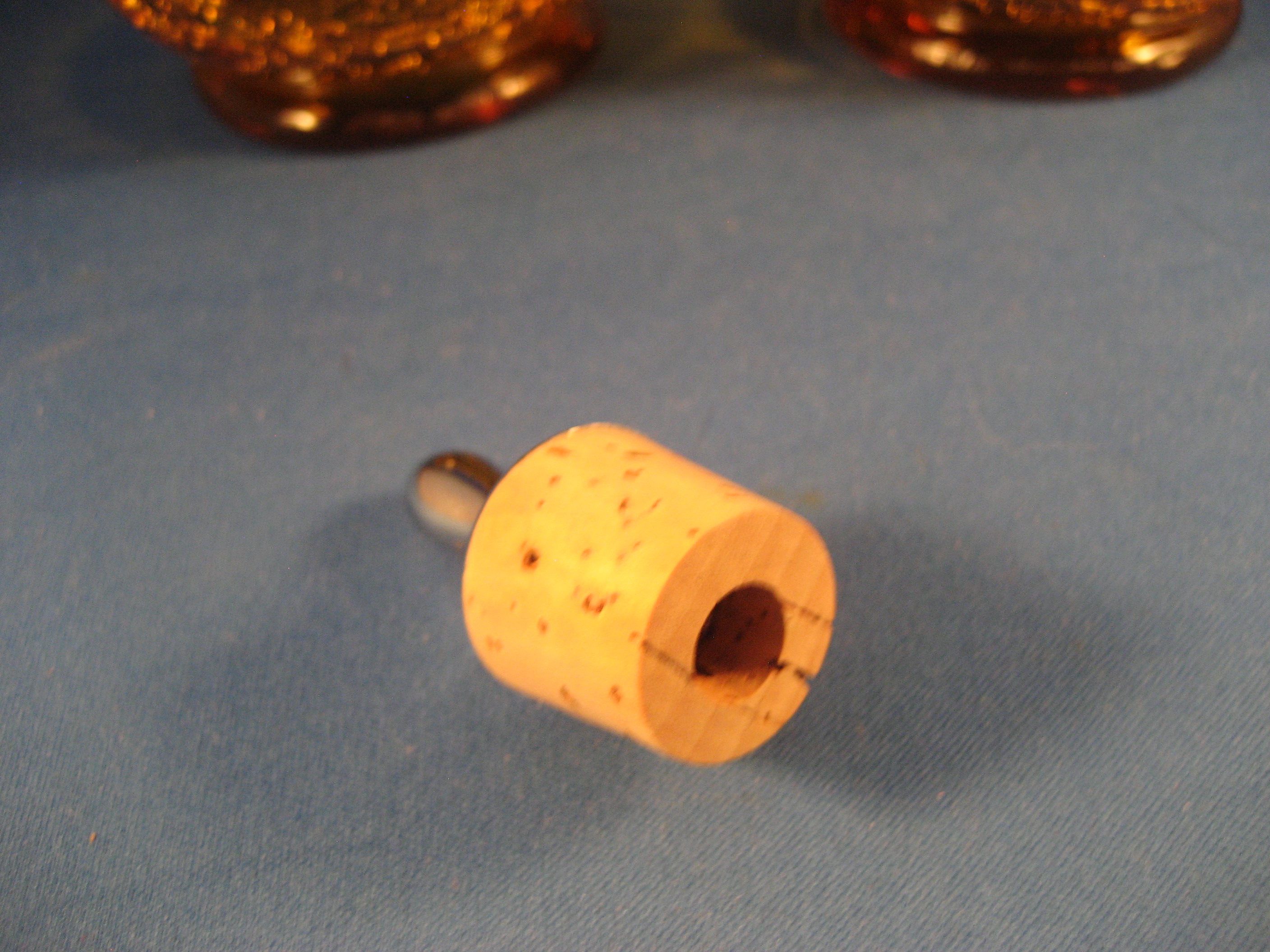 Crackle Glass Cruets from Kanawha