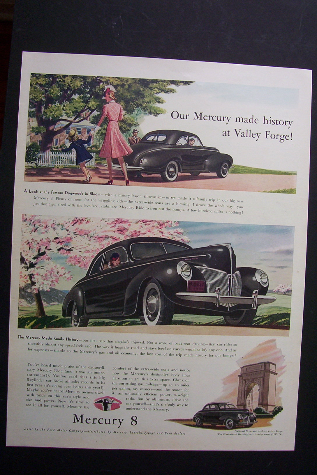 1940 Mercury 8 Cars with Black Mercury 8