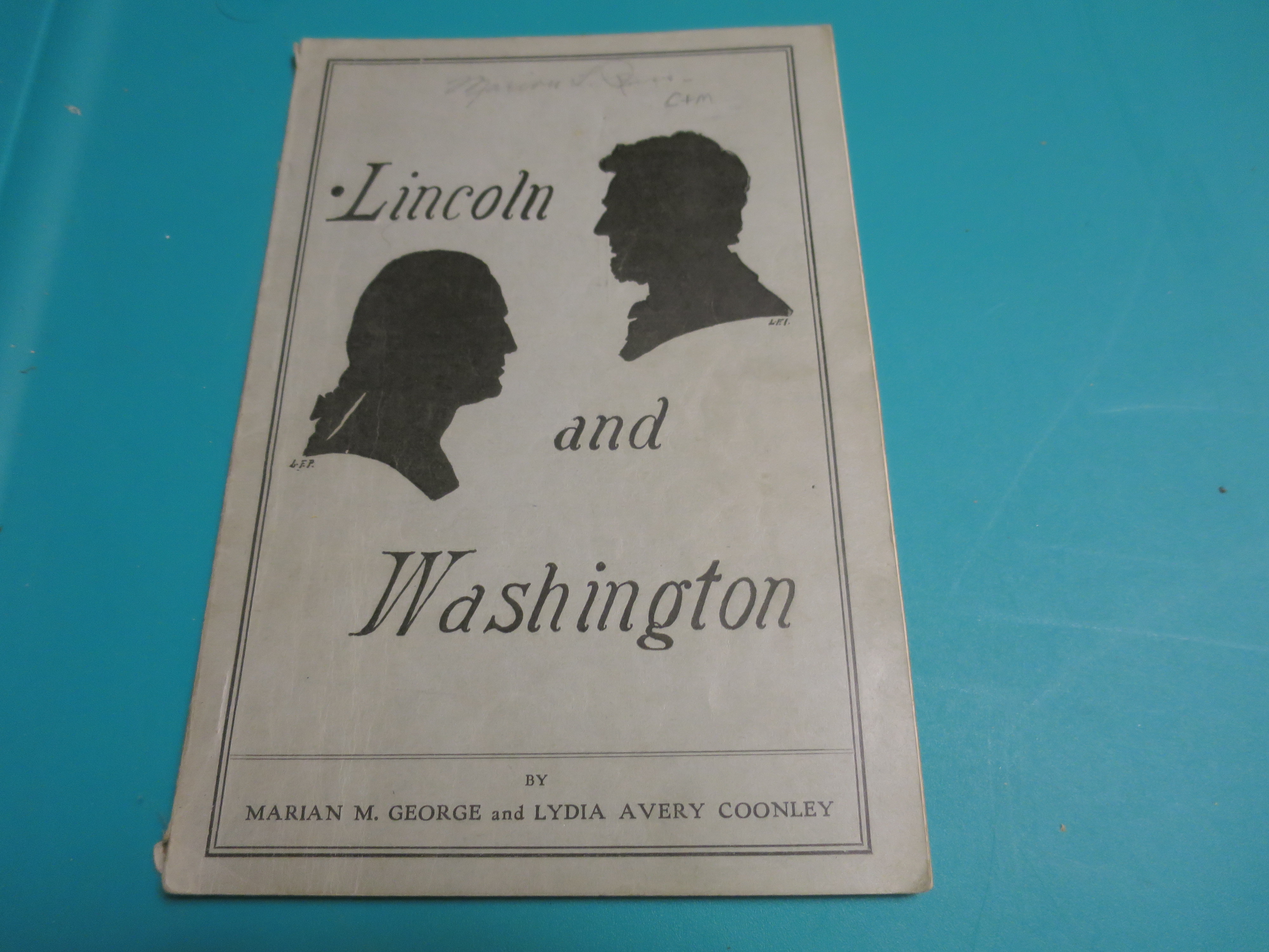 Lincoln And Washington Plan Book 1899