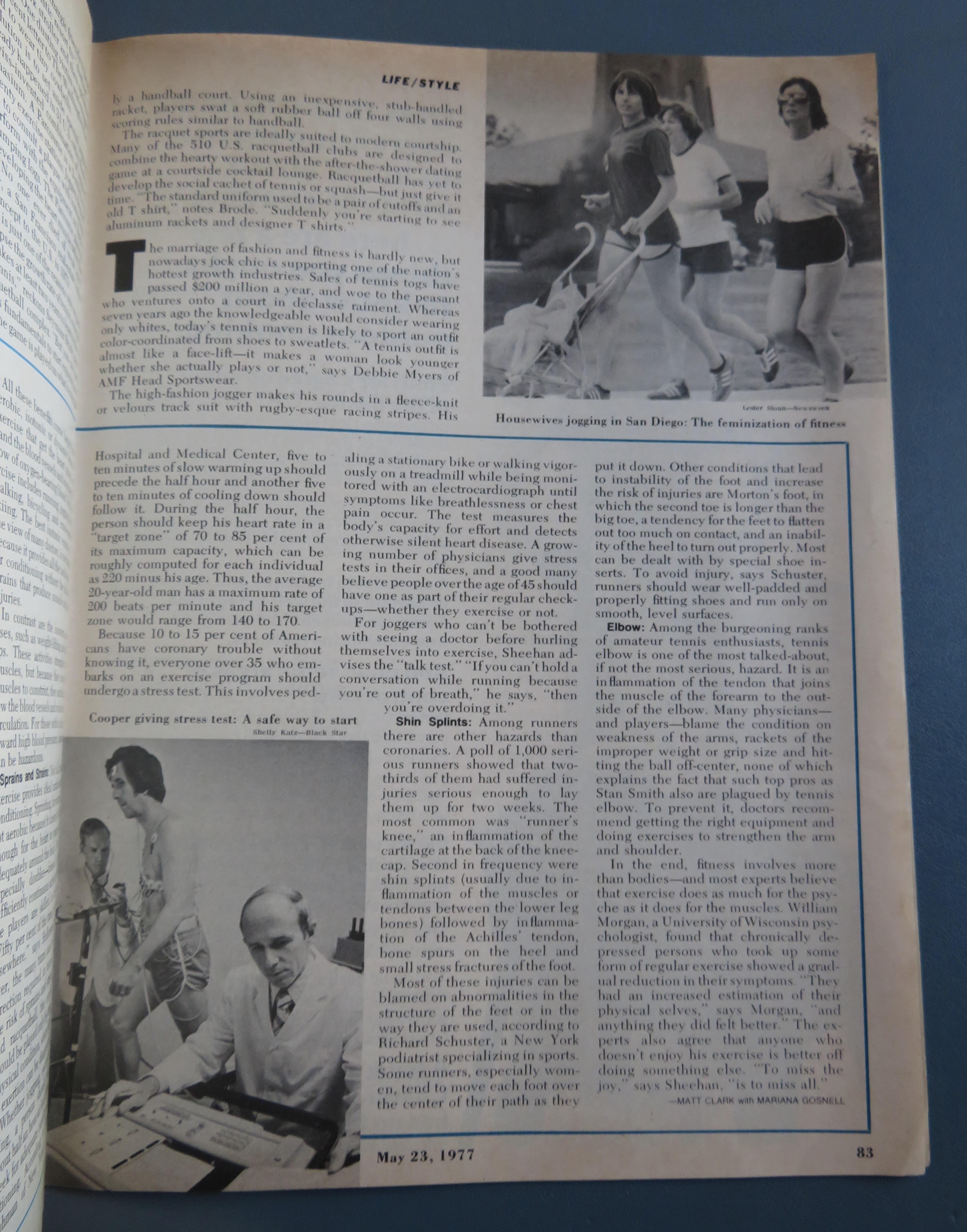 Newsweek Magazine May 23, 1977 Keeping Fit