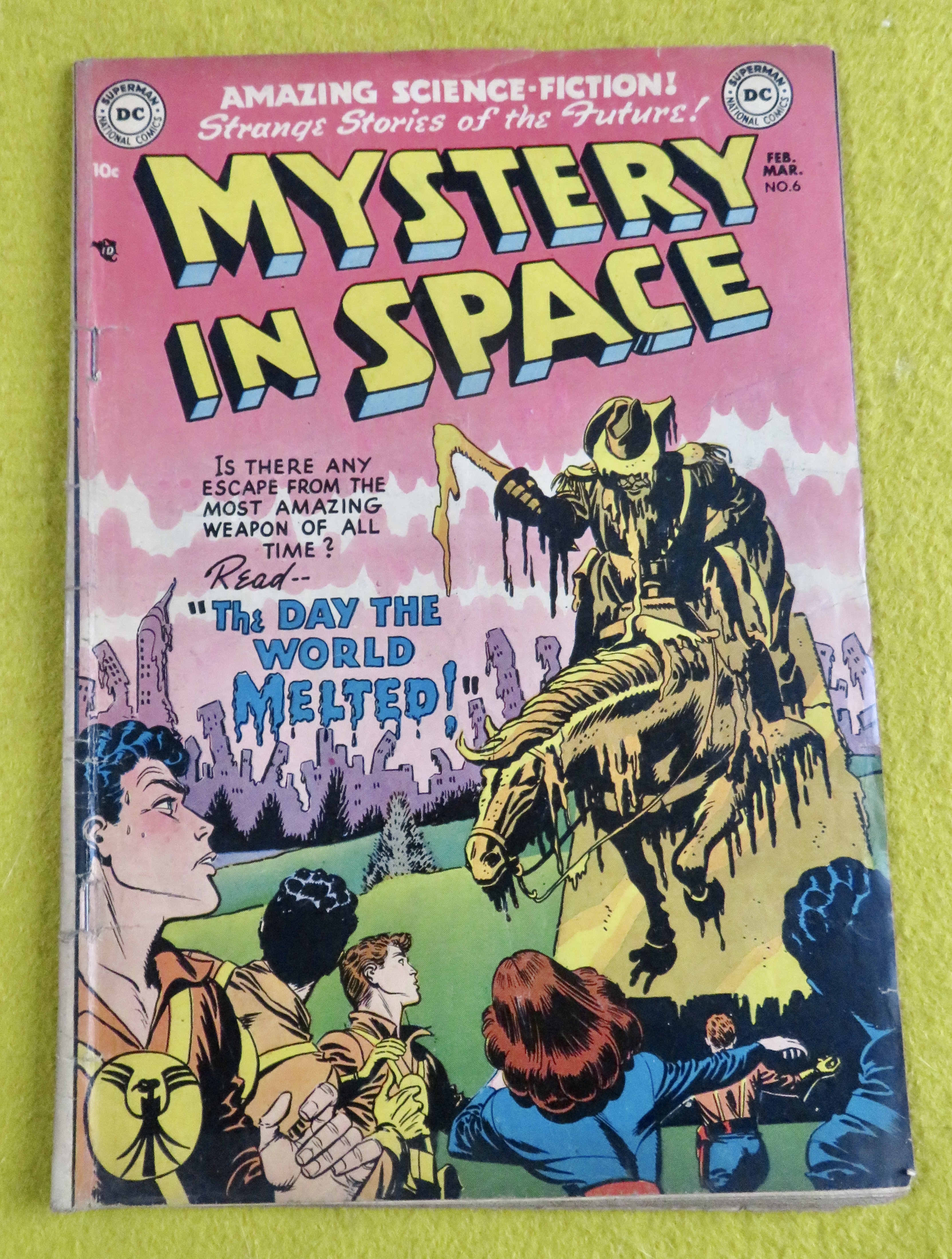 Mystery In Space Comic February/March 1952 World Melted