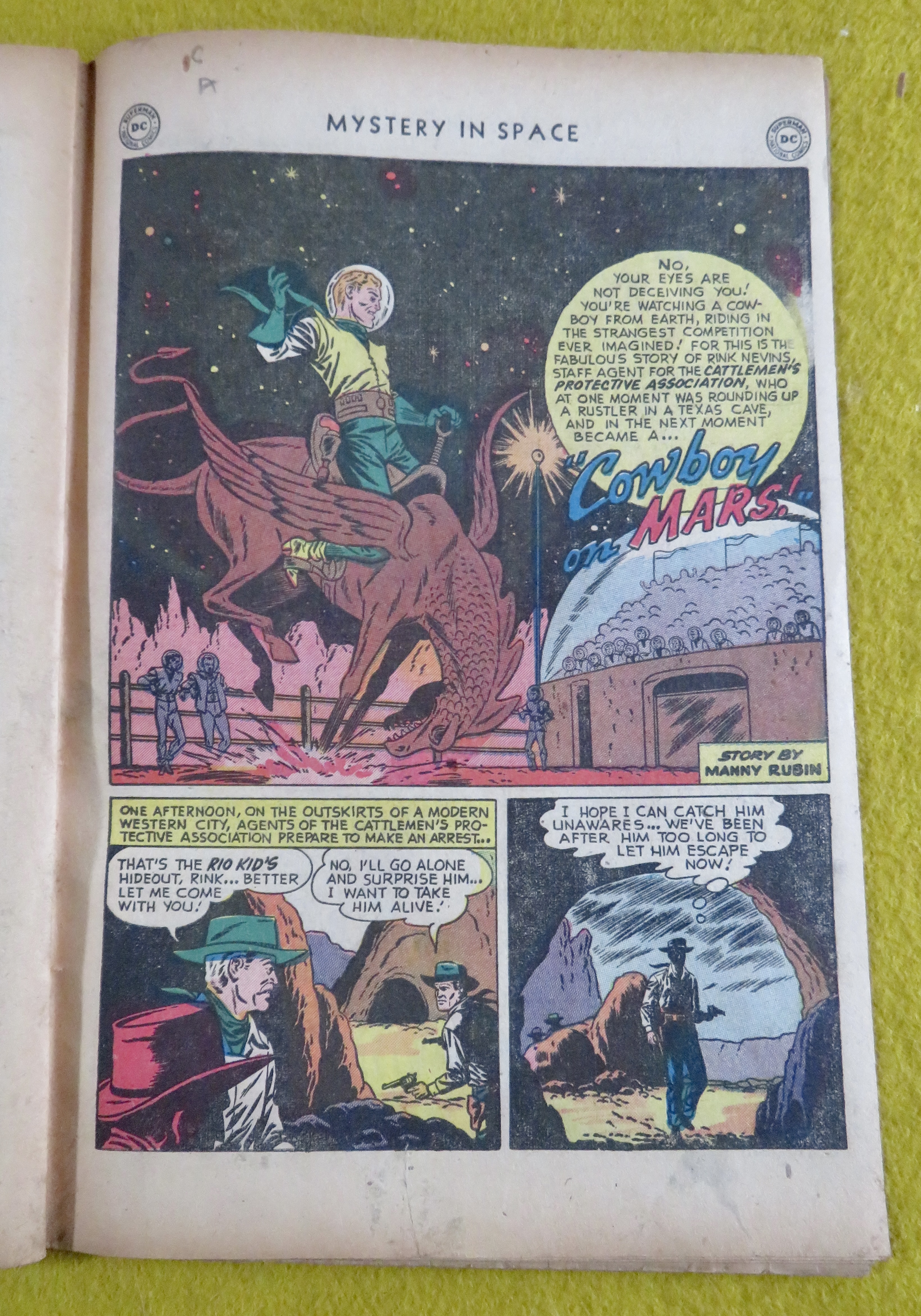 Mystery In Space Comic February/March 1952 World Melted