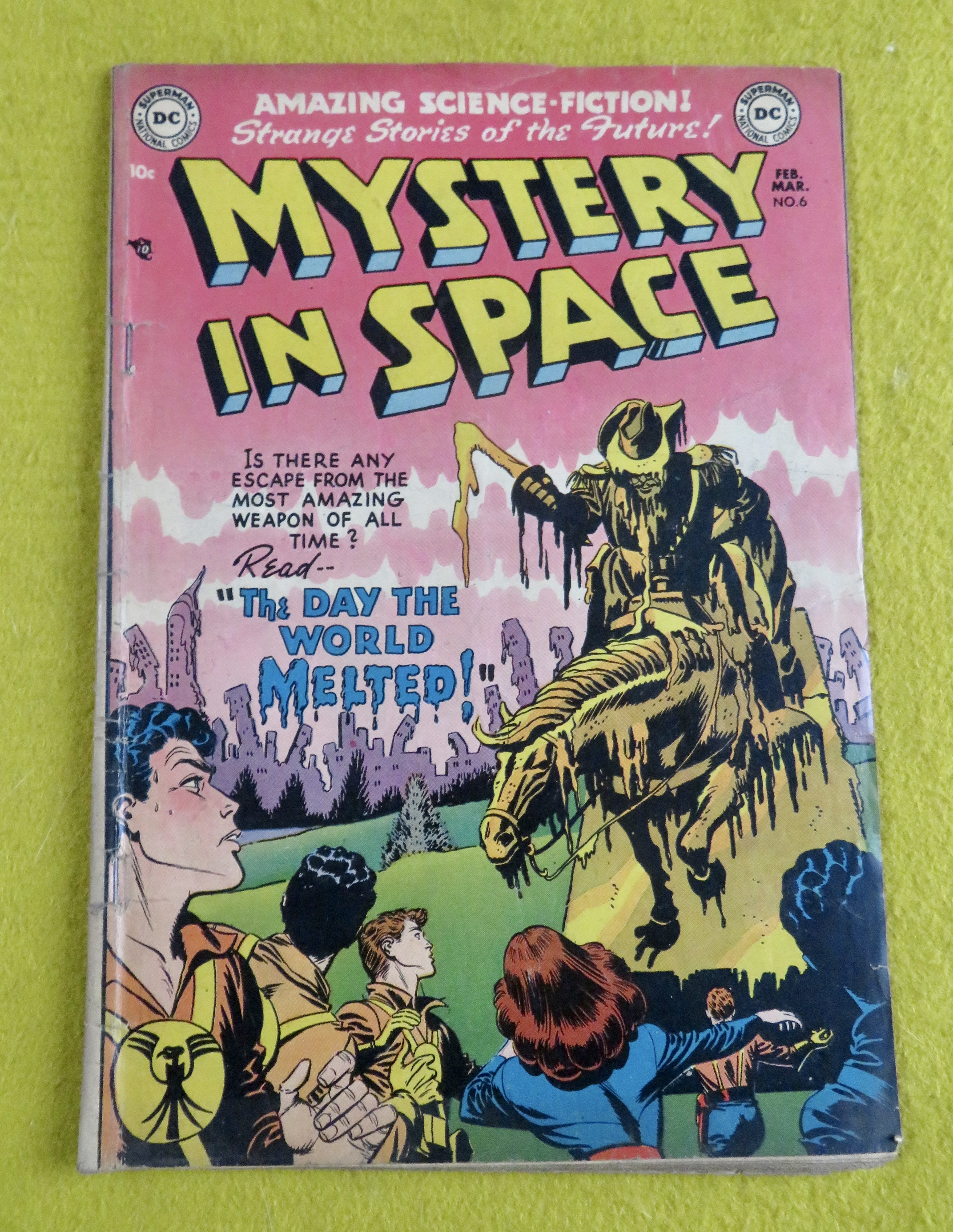 Mystery In Space Comic February/March 1952 World Melted
