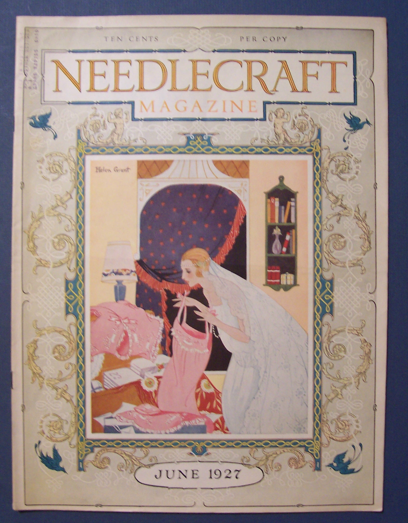 Needlecraft  Magazine w/ Helen Grant Cover - June 1927