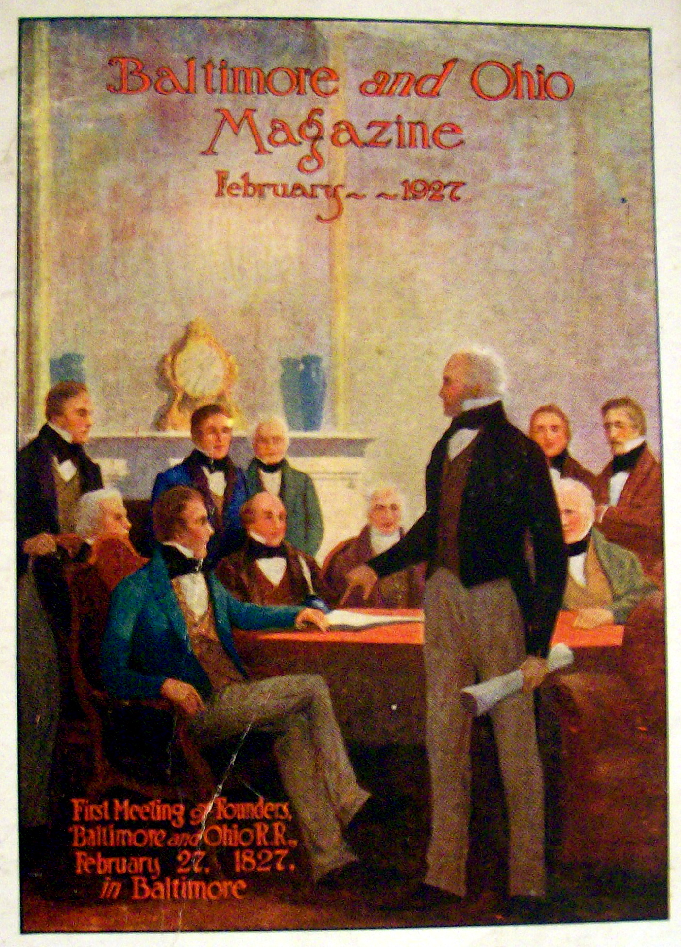 Founders Of Baltimore Postcard By Herbert D. Stitt