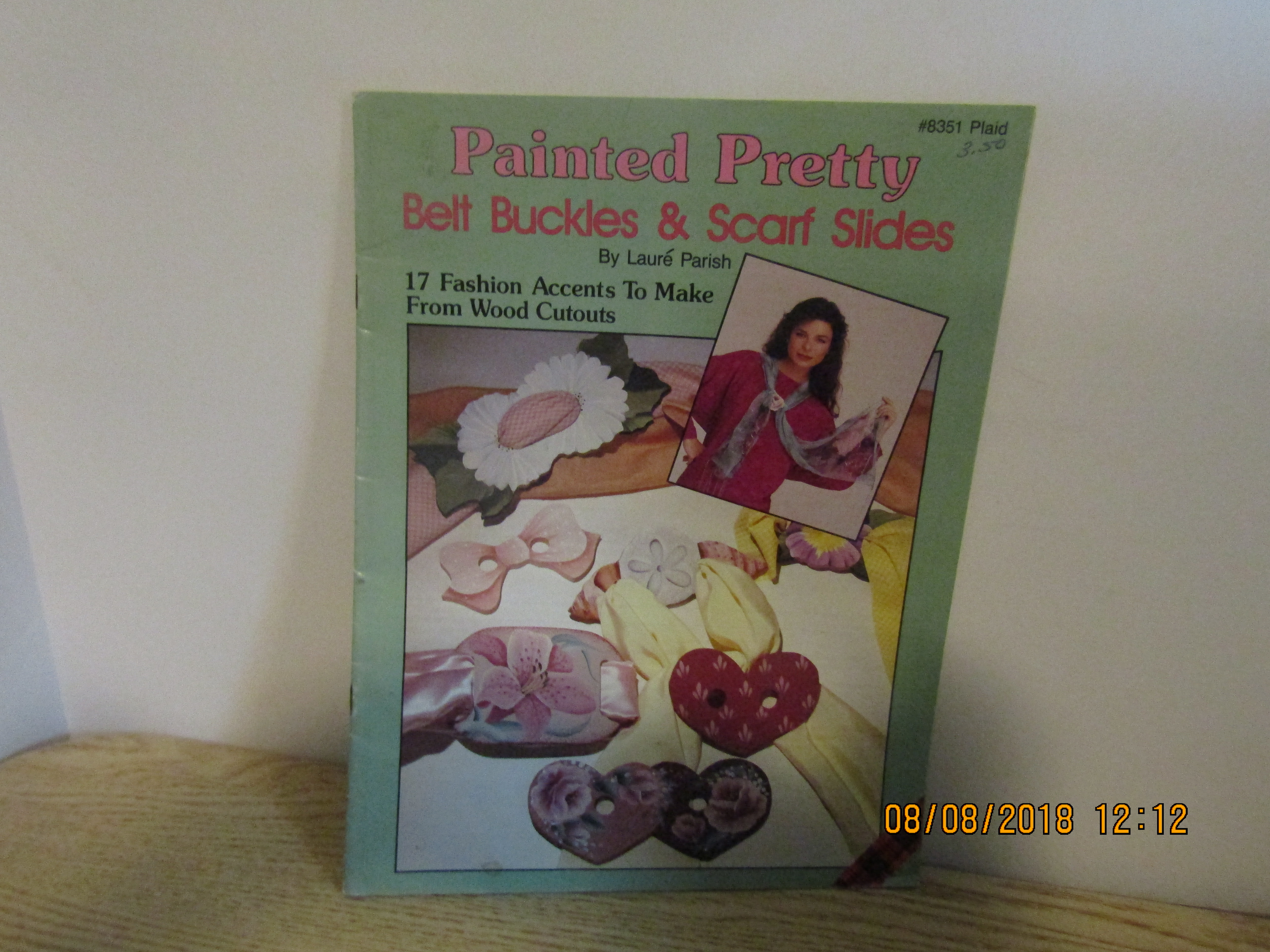 Plaid Painted Pretty Belt Buckles & Scarf Slides  #8351