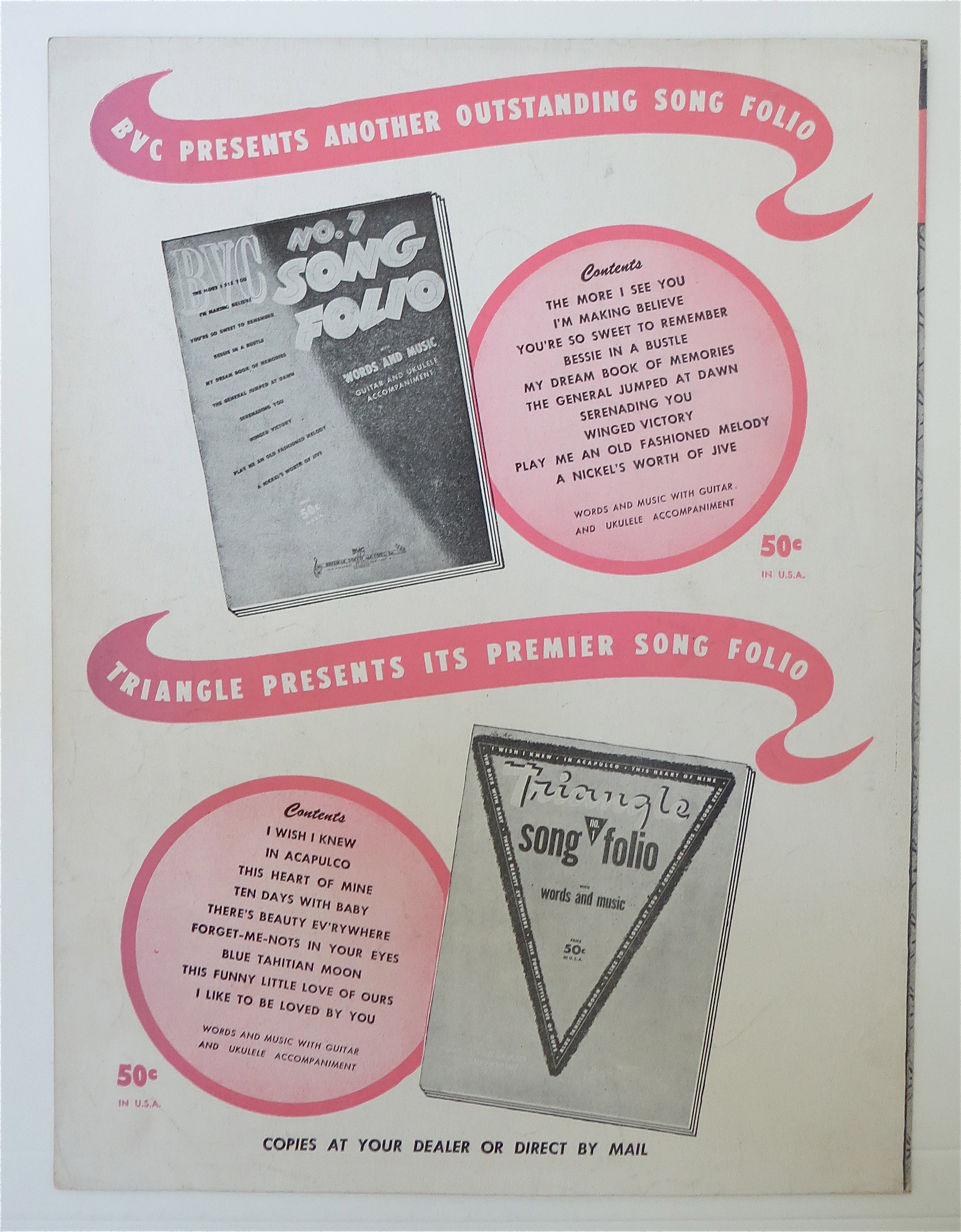 Sheet Music/1945 I Can't Begin To Tell You-Betty Grable
