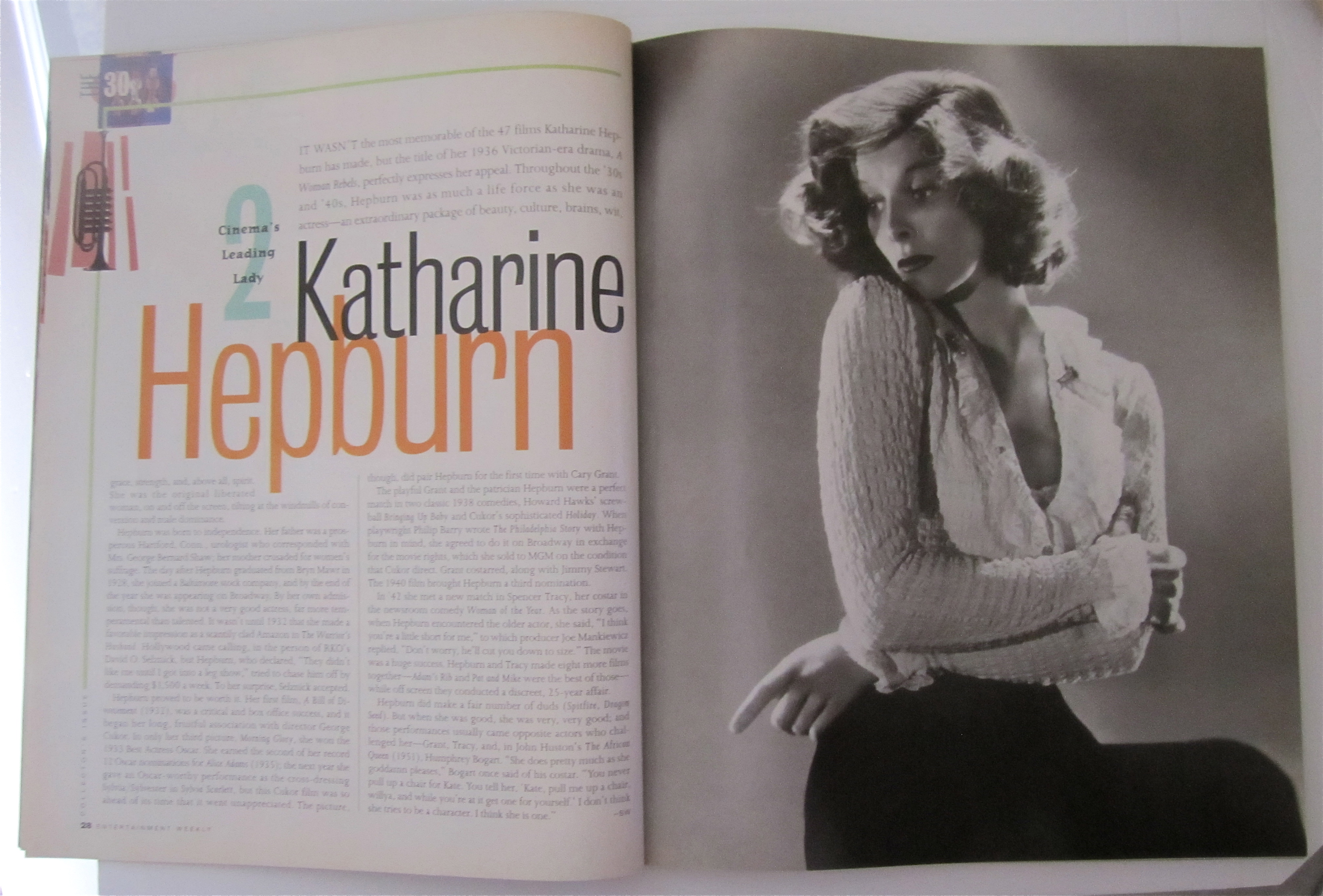 Entertainment Magazine Fall 1996 100 Great Movie Stars