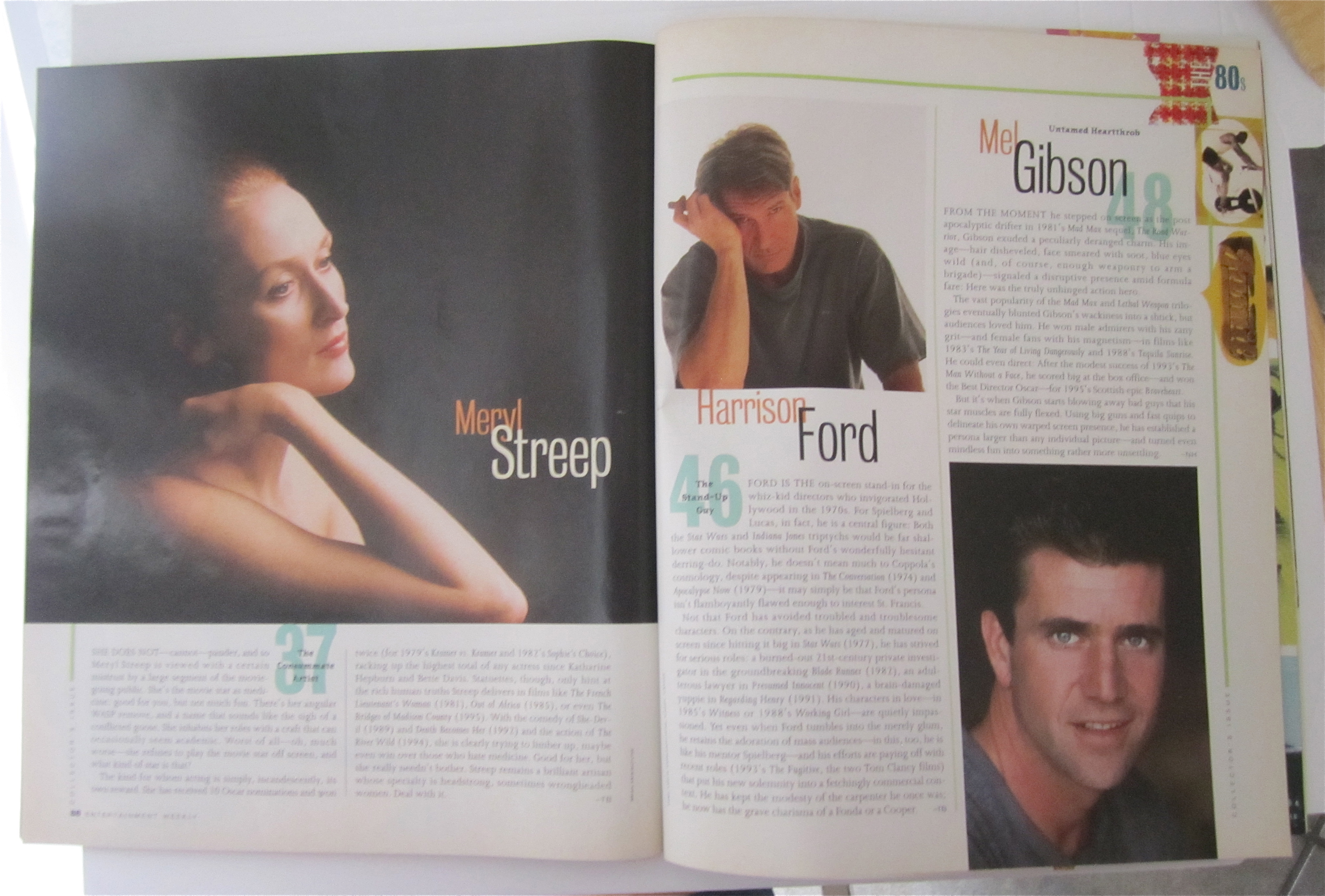 Entertainment Magazine Fall 1996 100 Great Movie Stars