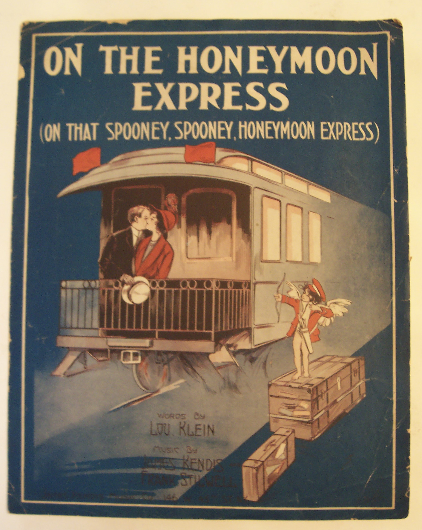 Sheet Music of 1913 On The Honeymoon Express