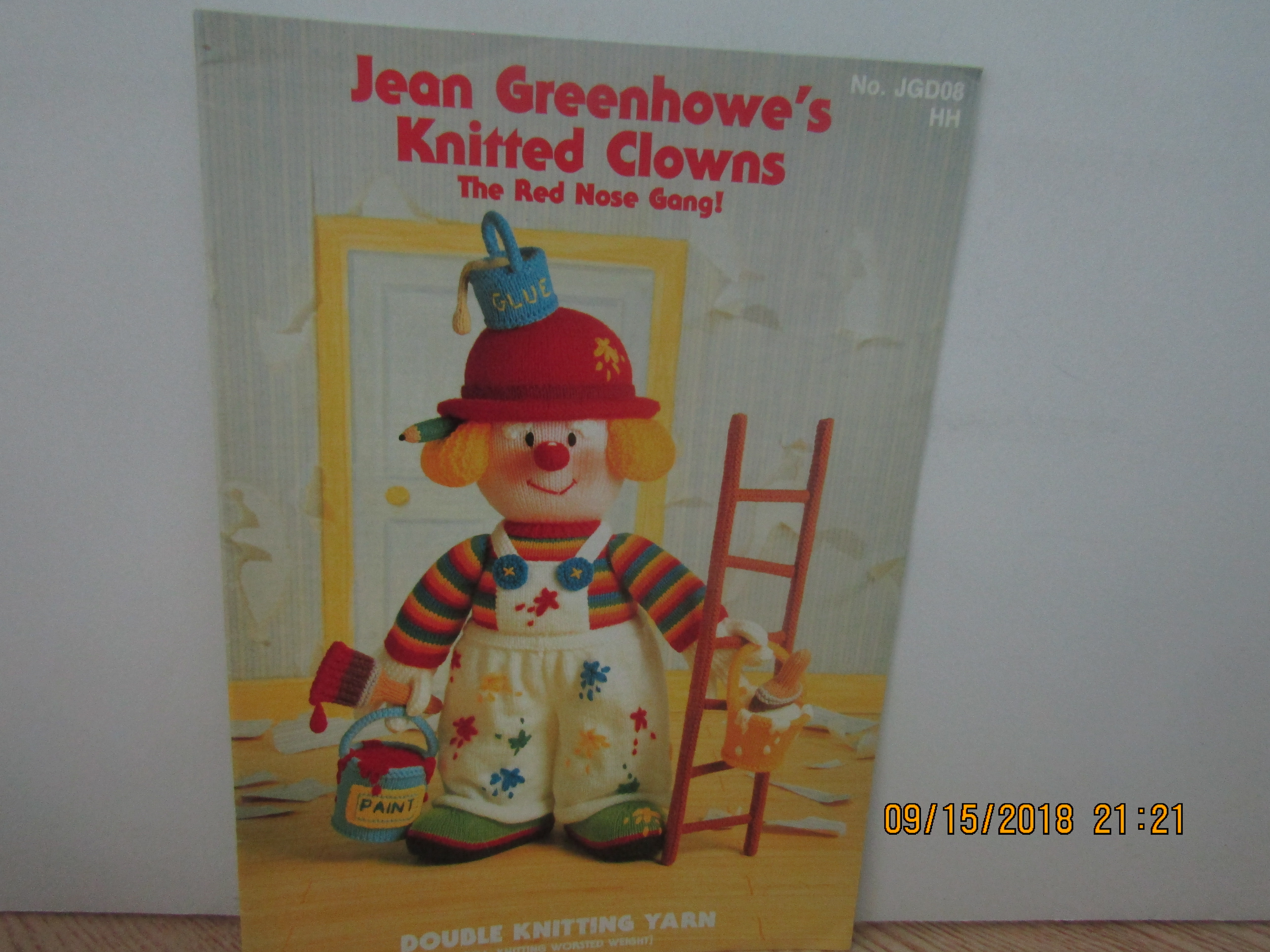 Jean Greenhowe's Craft Book Knitted Clowns  #08