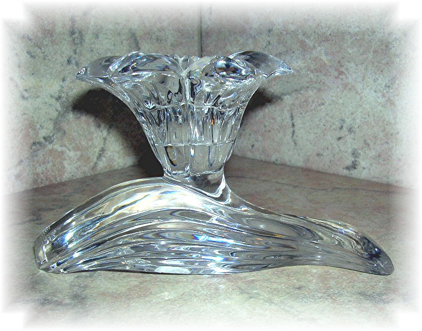 Crystal Glass Candle Holder