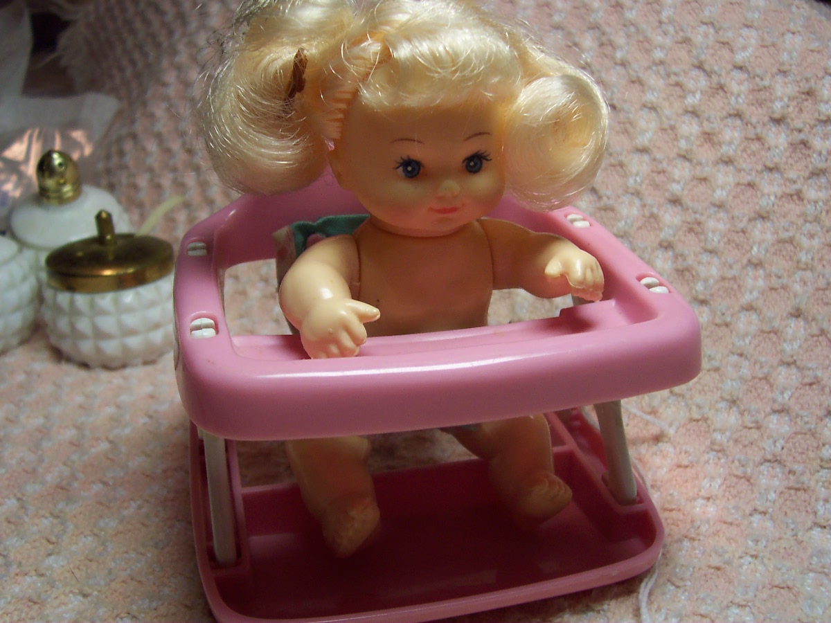 Playmates Baby Doll in Rocking Seat 1996