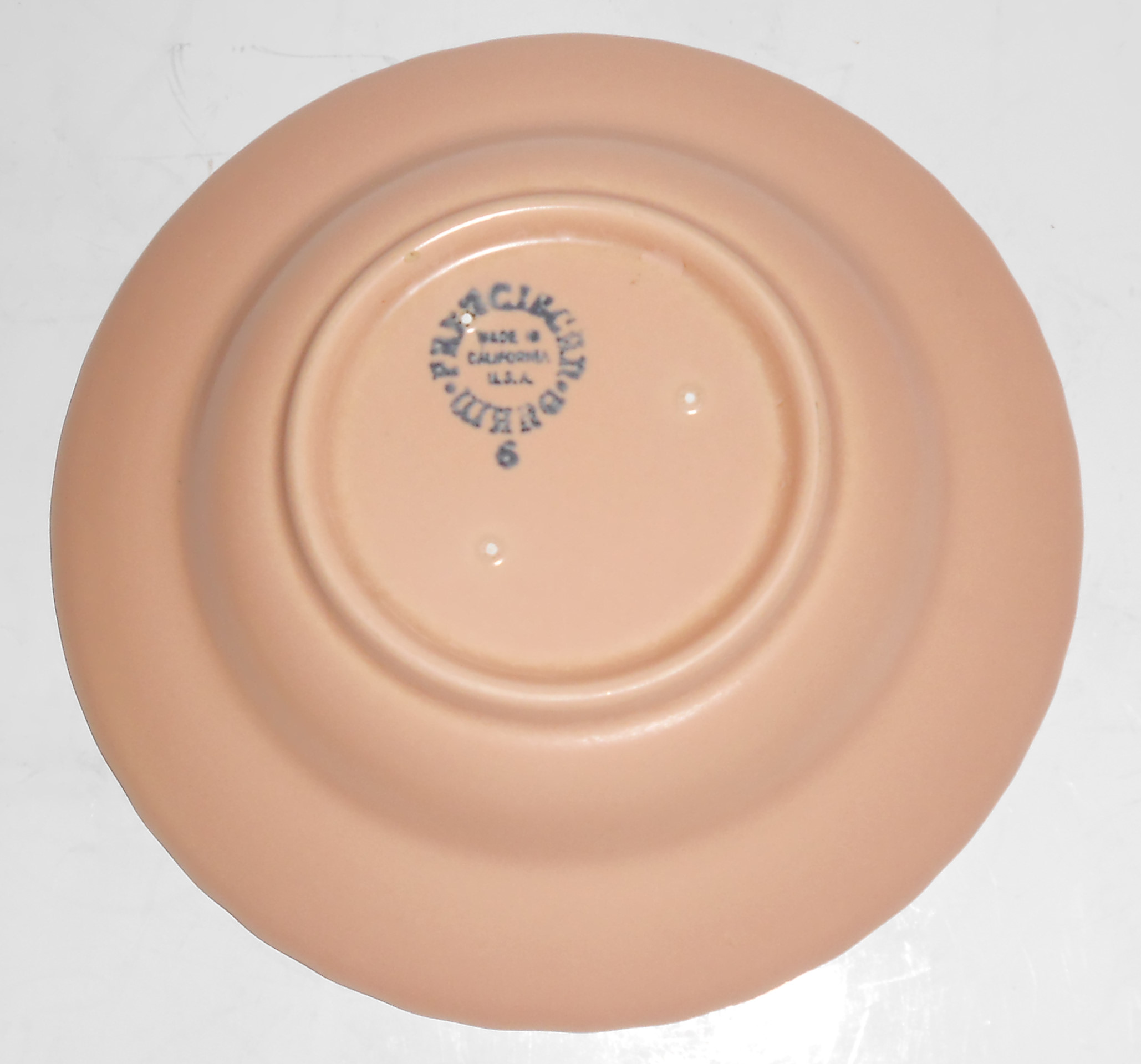 Franciscan Pottery Coronado Satin Coral Fruit Bowl