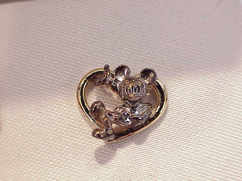 Disney Sterling Silver Mickey Mouse Pierced Earrings