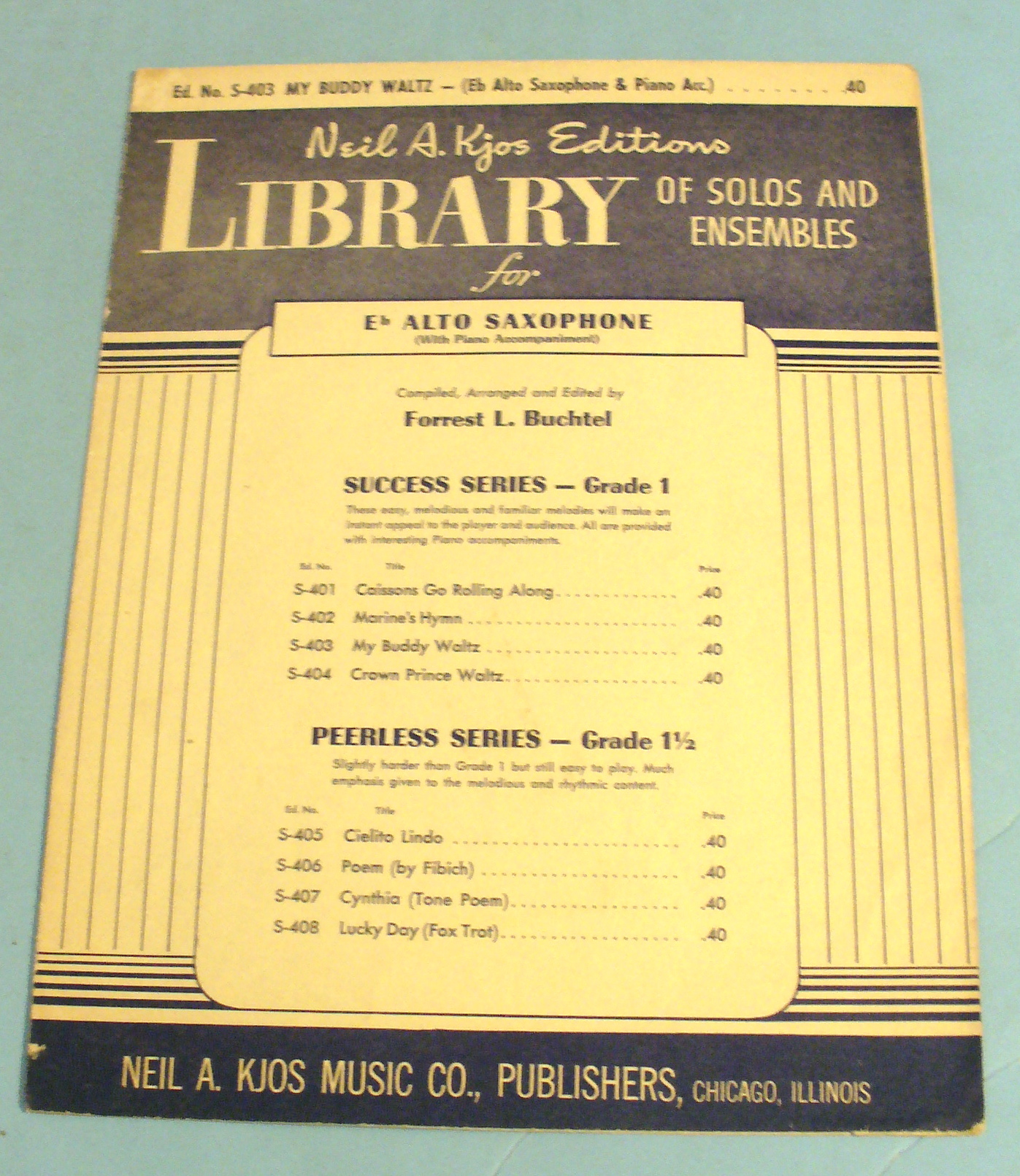 1945 My Buddy Waltz by Forrest Buchtel