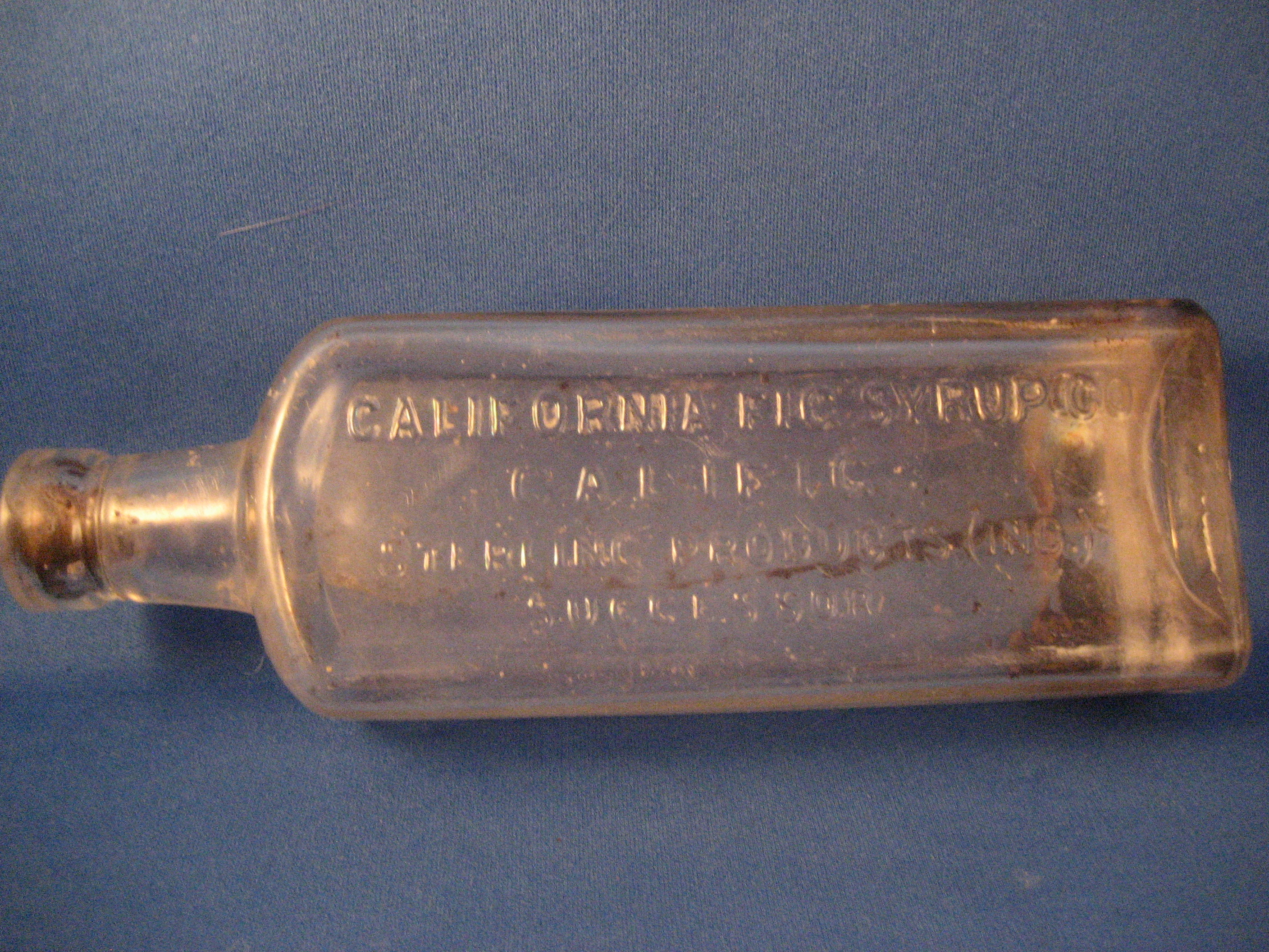 California Fig Syrup Bottle