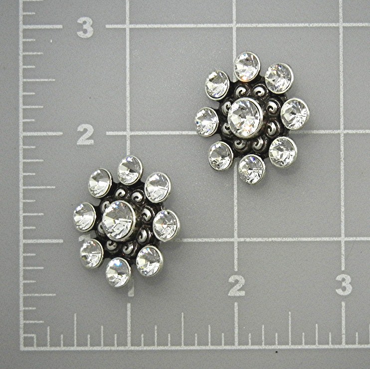 Earrings BRIGHTON Crystal Clip on.