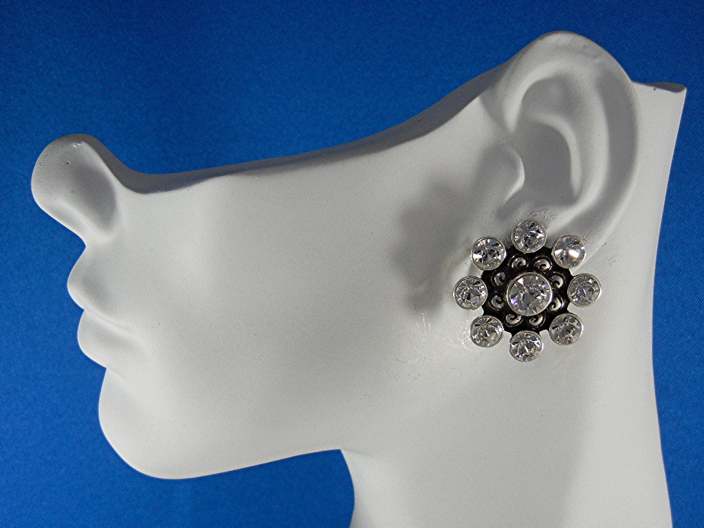 Earrings BRIGHTON Crystal Clip on.