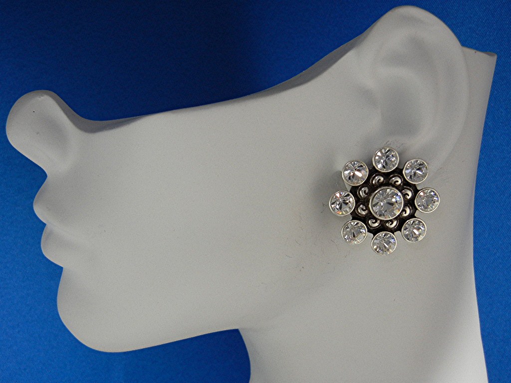 Earrings BRIGHTON Crystal Clip on.