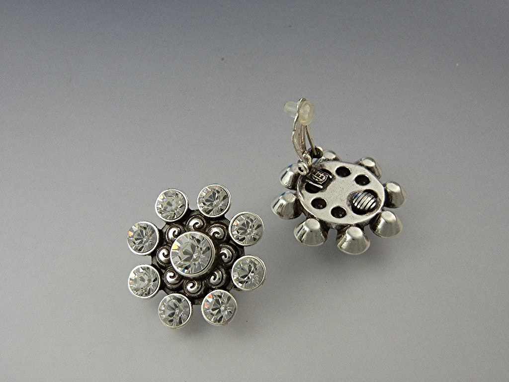 Earrings BRIGHTON Crystal Clip on.
