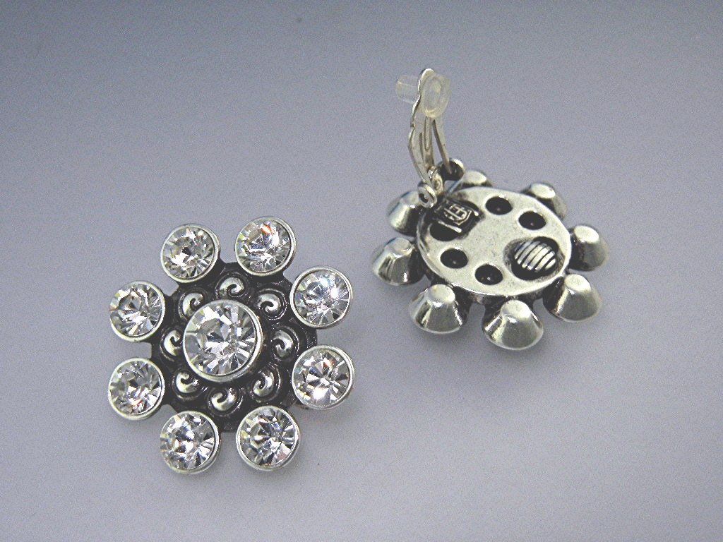 Earrings BRIGHTON Crystal Clip on.