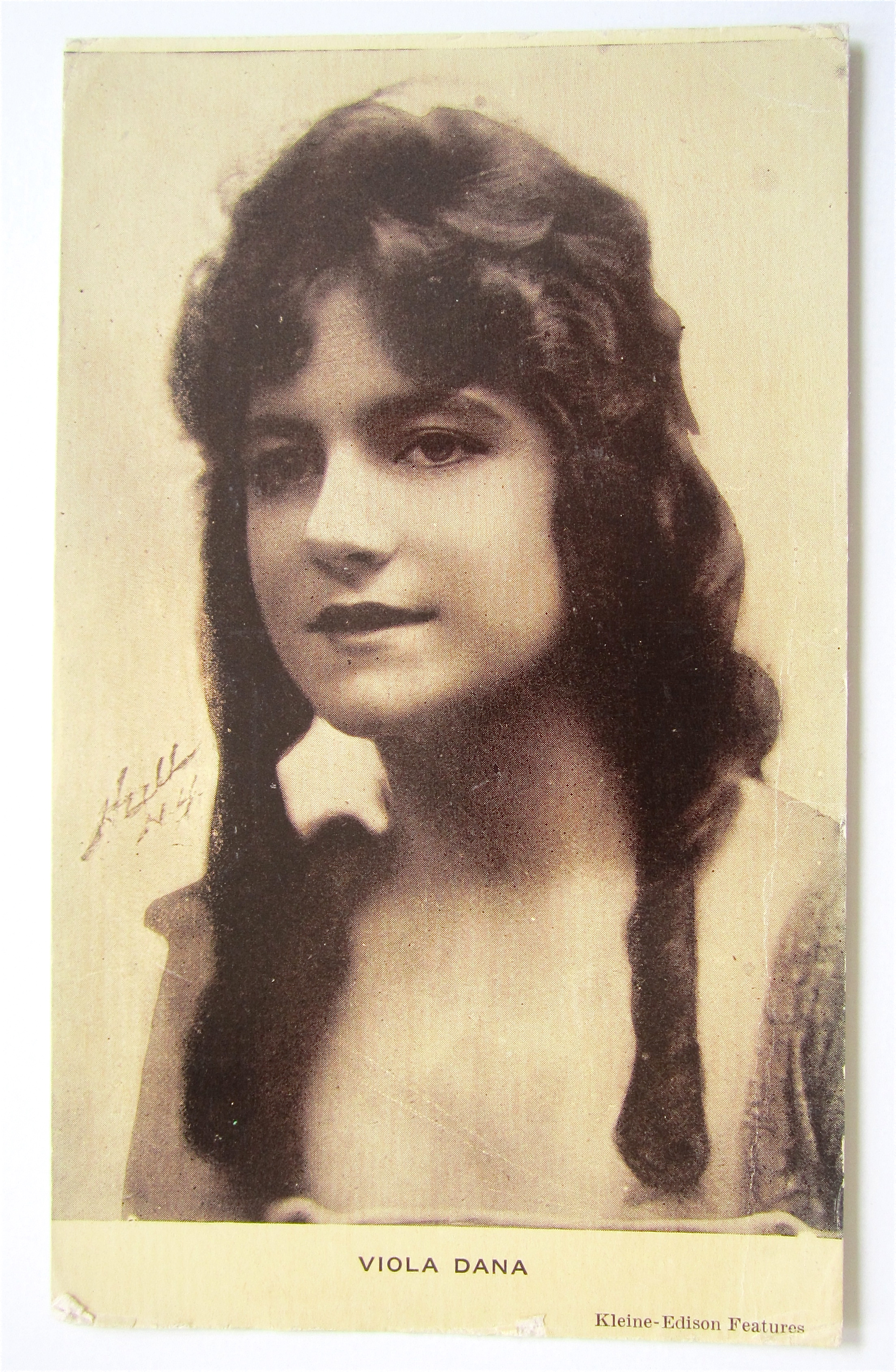 Viola Dana Postcard (American Film Actress)