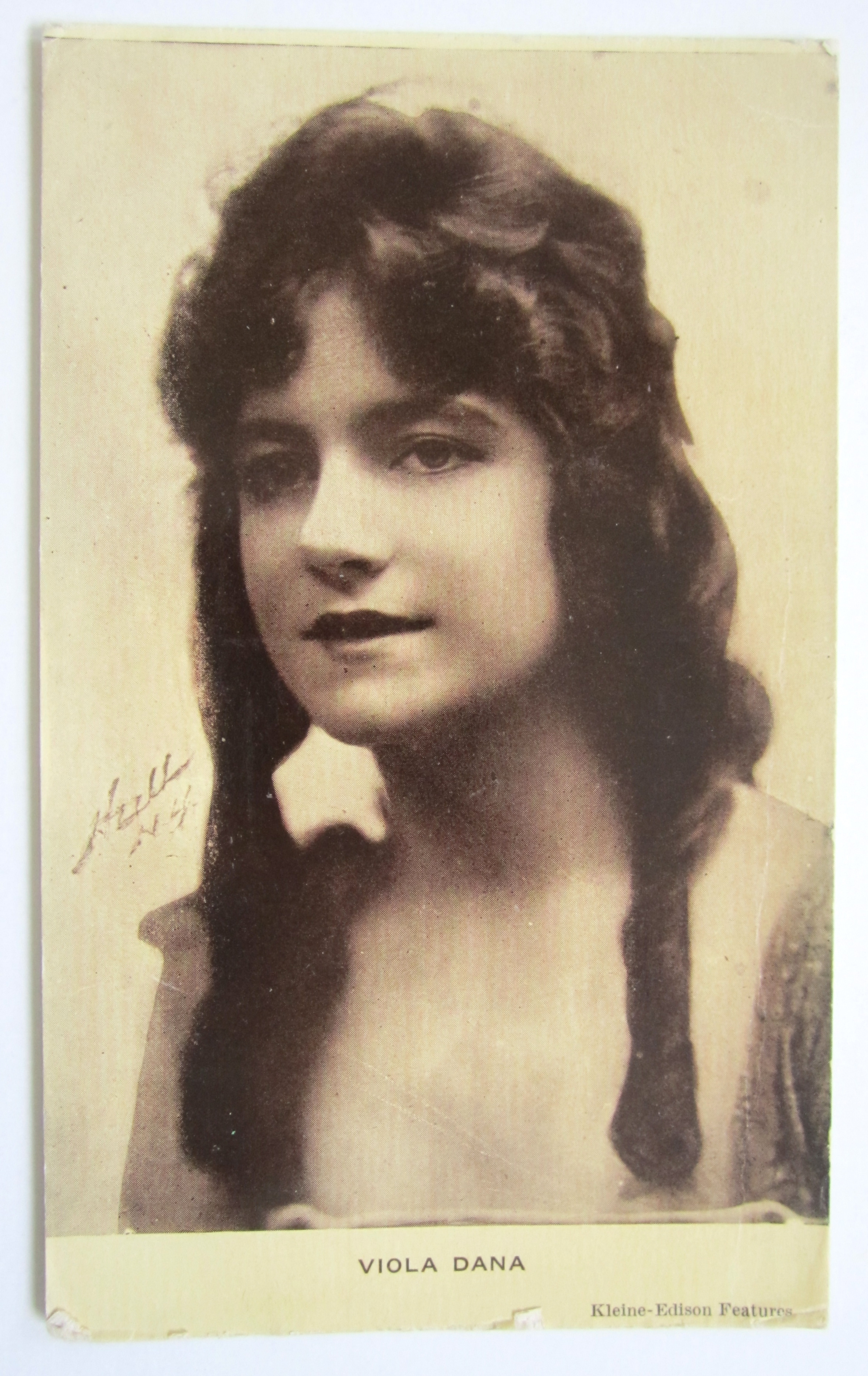 Viola Dana Postcard (American Film Actress)