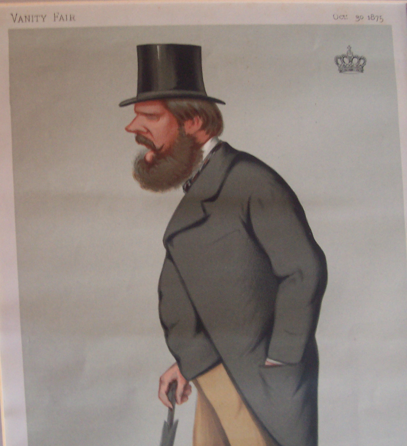 Vanity Fair Print Prince Edward of Sax-Weimar Oct 1875