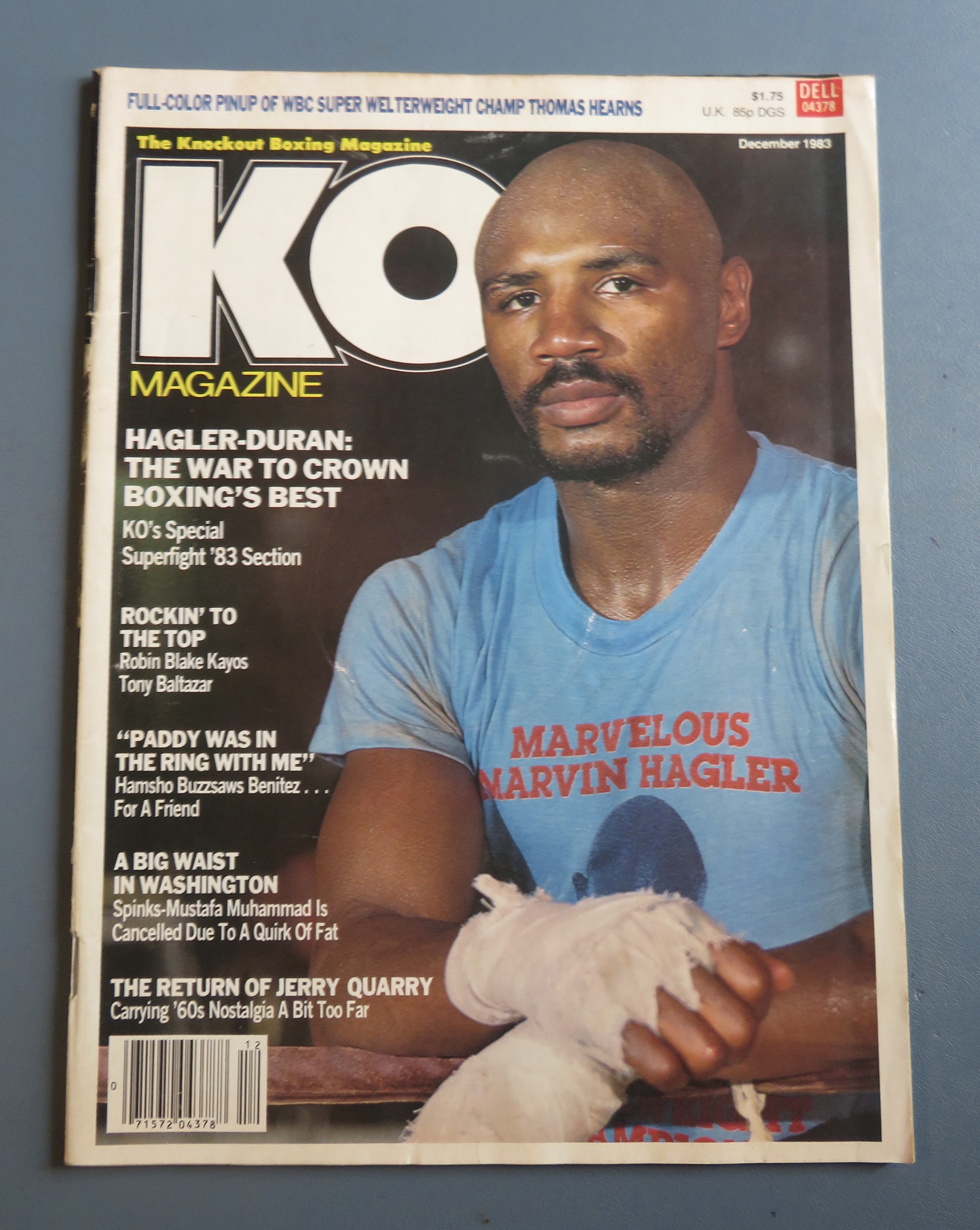 KO (Knock Out) Magazine December 1983 Hagler - Duran