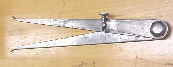Starrett No. 35 Lock Joint Inside Caliper 12 inch