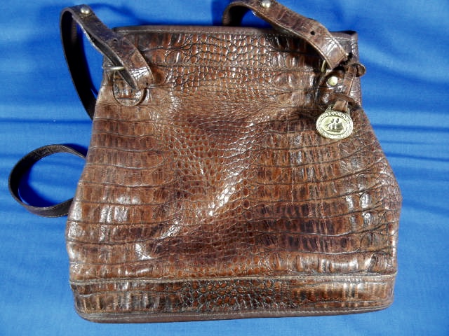 Brahmin Tan Croc Bag Melbourne Collection