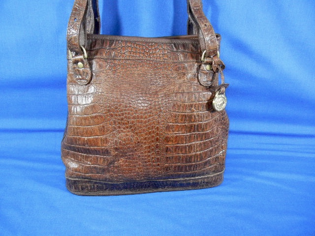 Brahmin Tan Croc Bag Melbourne Collection